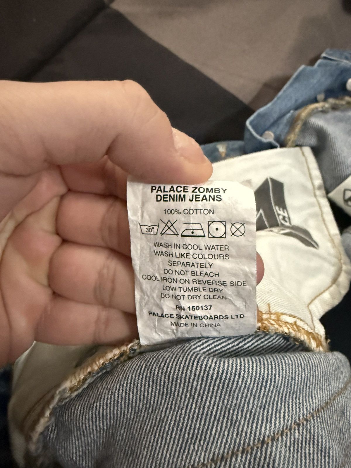 Palace Palace Zomby Denim Jeans Size US 30 / EU 46 - 9 Thumbnail