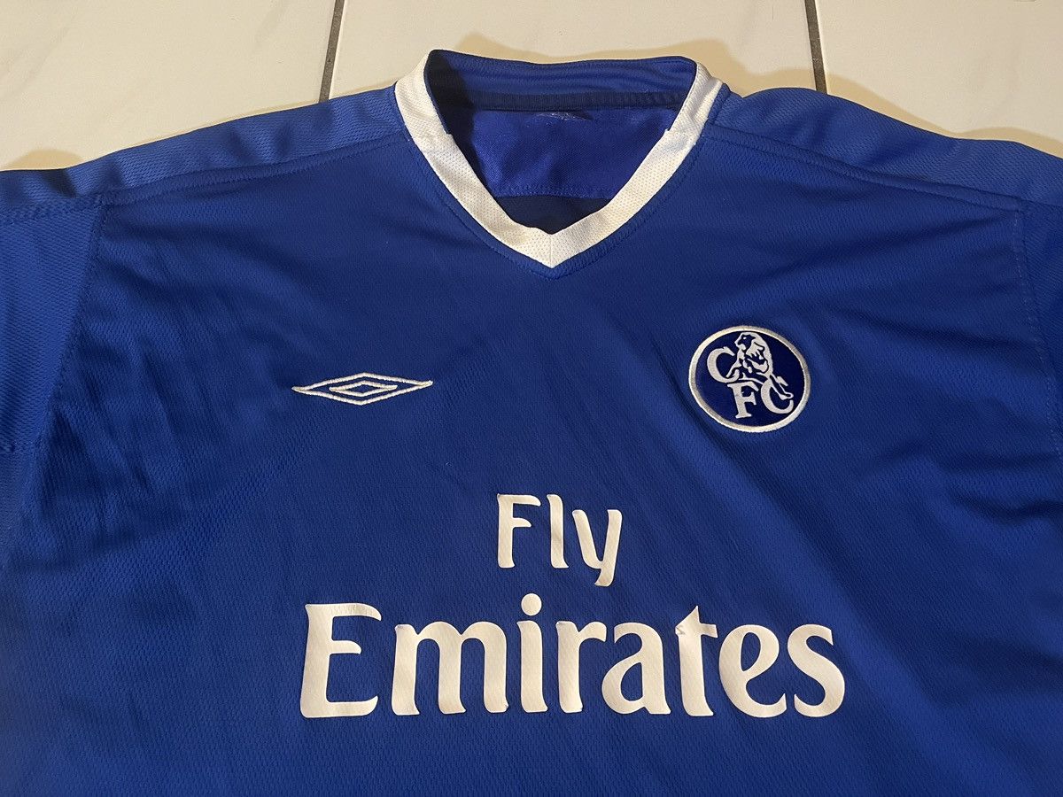 Umbro Chelsea Home Football Shirt 2003 Soccer Umbro Jersey Mens XL Size US XL / EU 56 / 4 - 2 Thumbnail