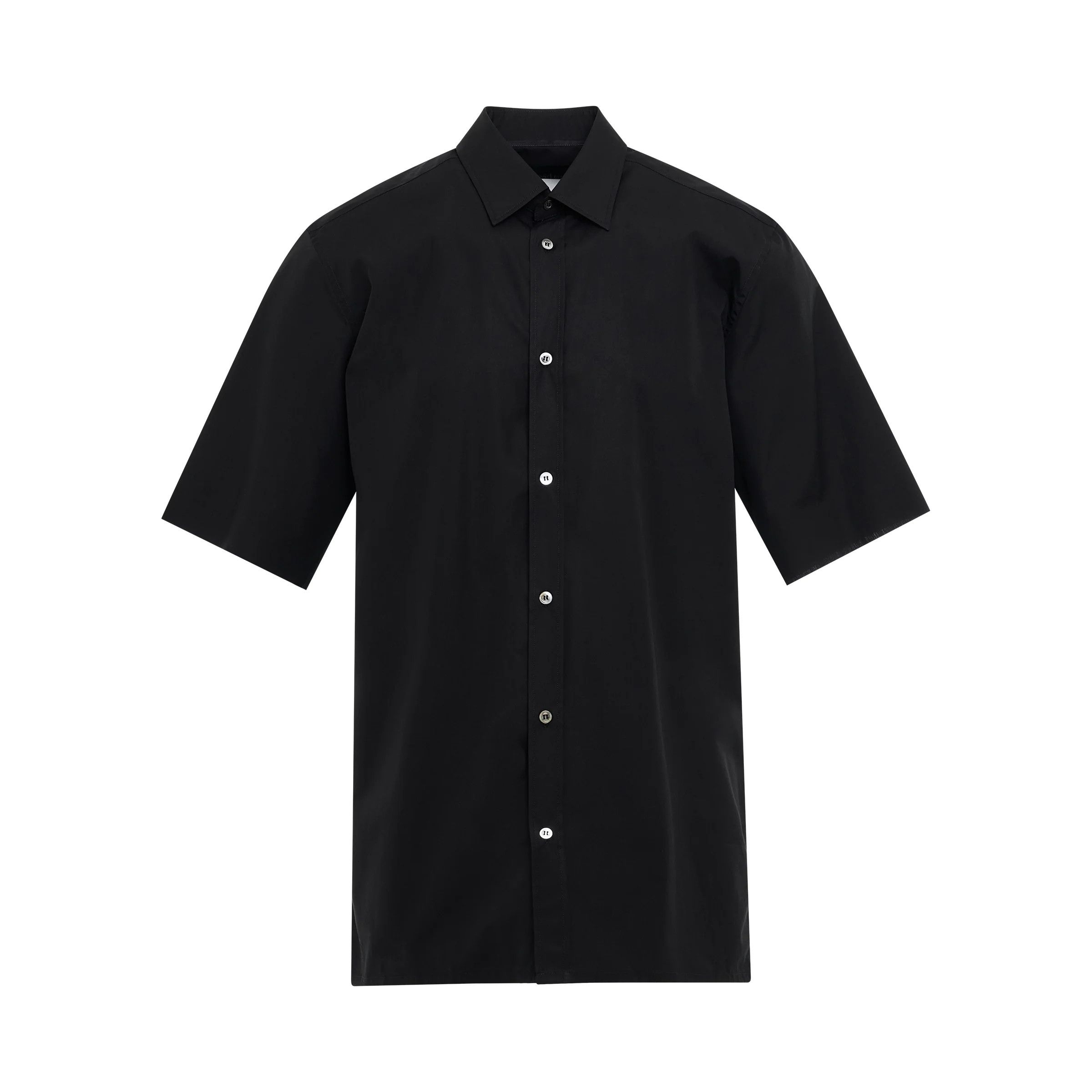 Maison Margiela o1mris0824 Sleeved Shirt in Black Size US L / EU 52-54 / 3 - 1 Thumbnail