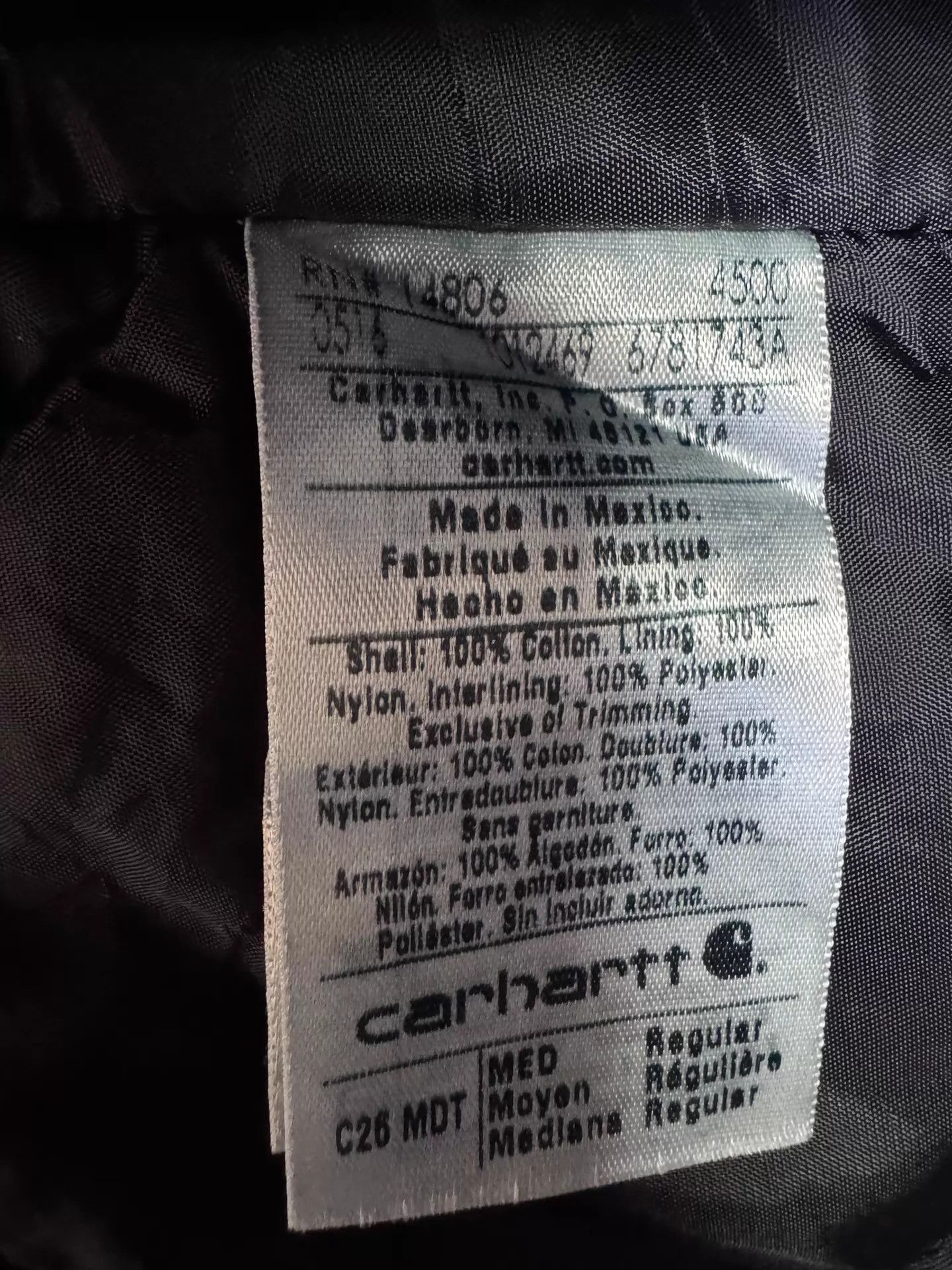 Carhartt Vintage Carhartt C26 MDT Midnight Blue M Coat Size US M / EU 48-50 / 2 - 9 Thumbnail