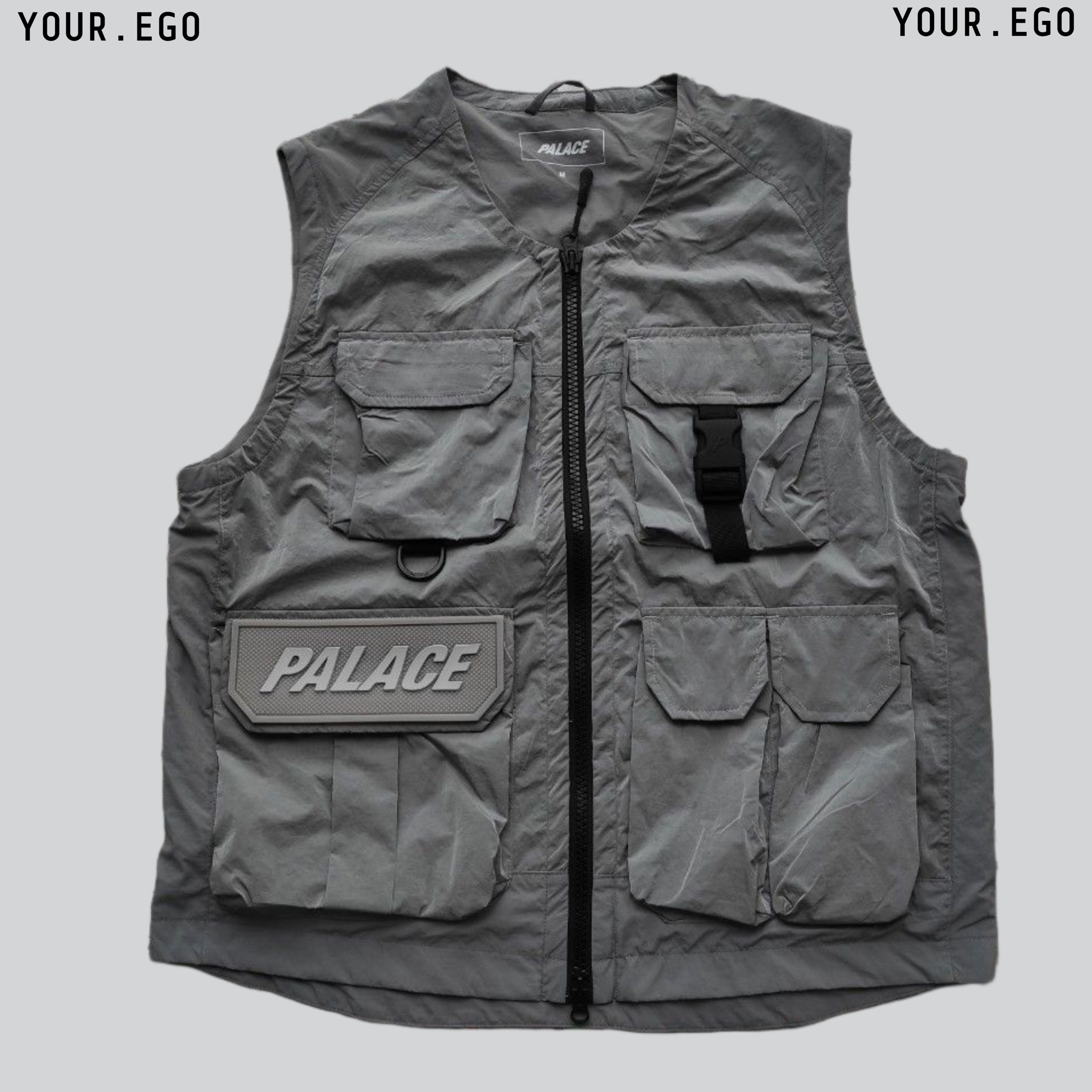 Palace Utility Iridescent Jacket + Vest Black