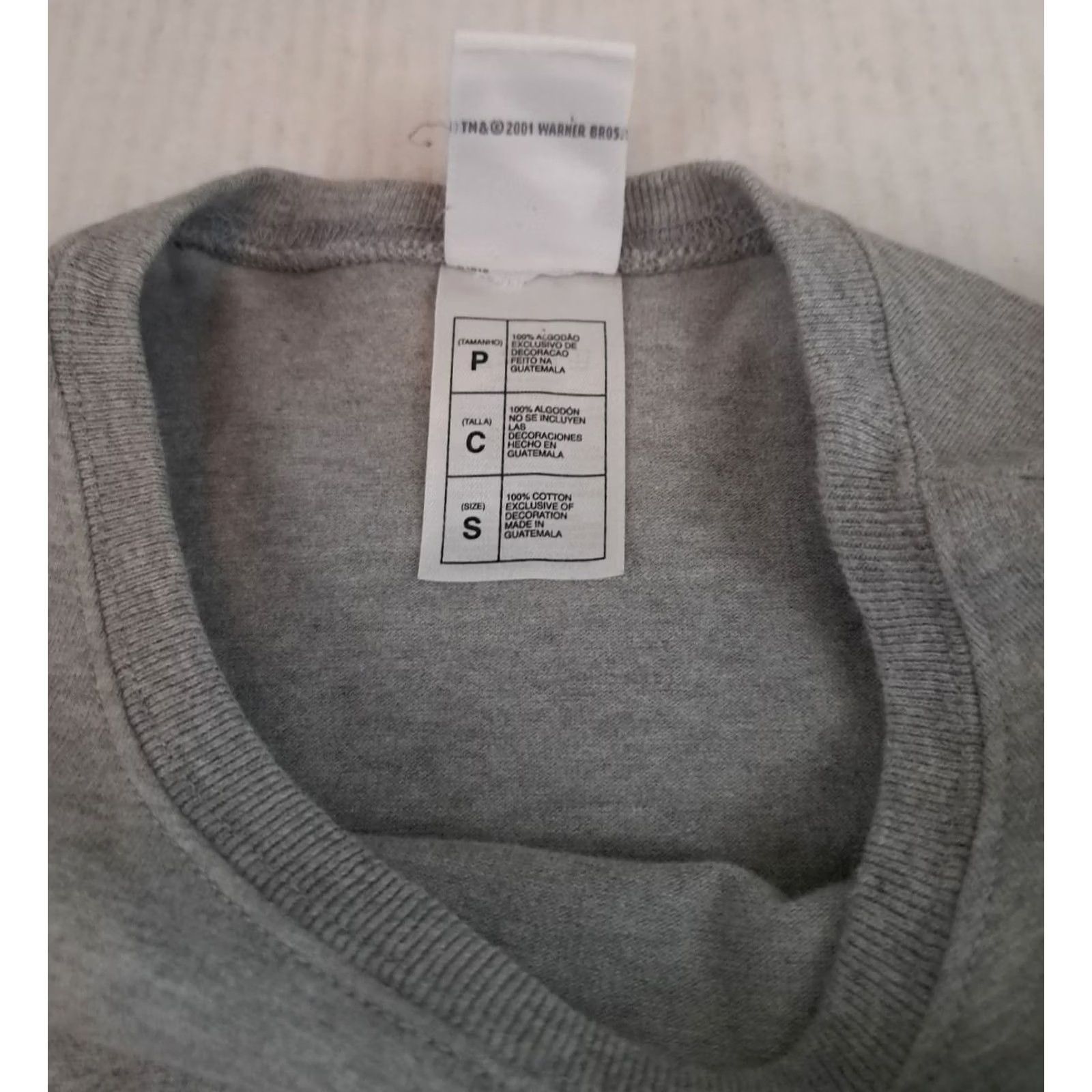Vintage VINTAGE Warner Bros Studio Store Pepe Le Pew Penelope Pussycat True Romance Printed T-Shirt Gray 1990-1999 XXS? No Size US L / EU 52-54 / 3 - 4 Thumbnail
