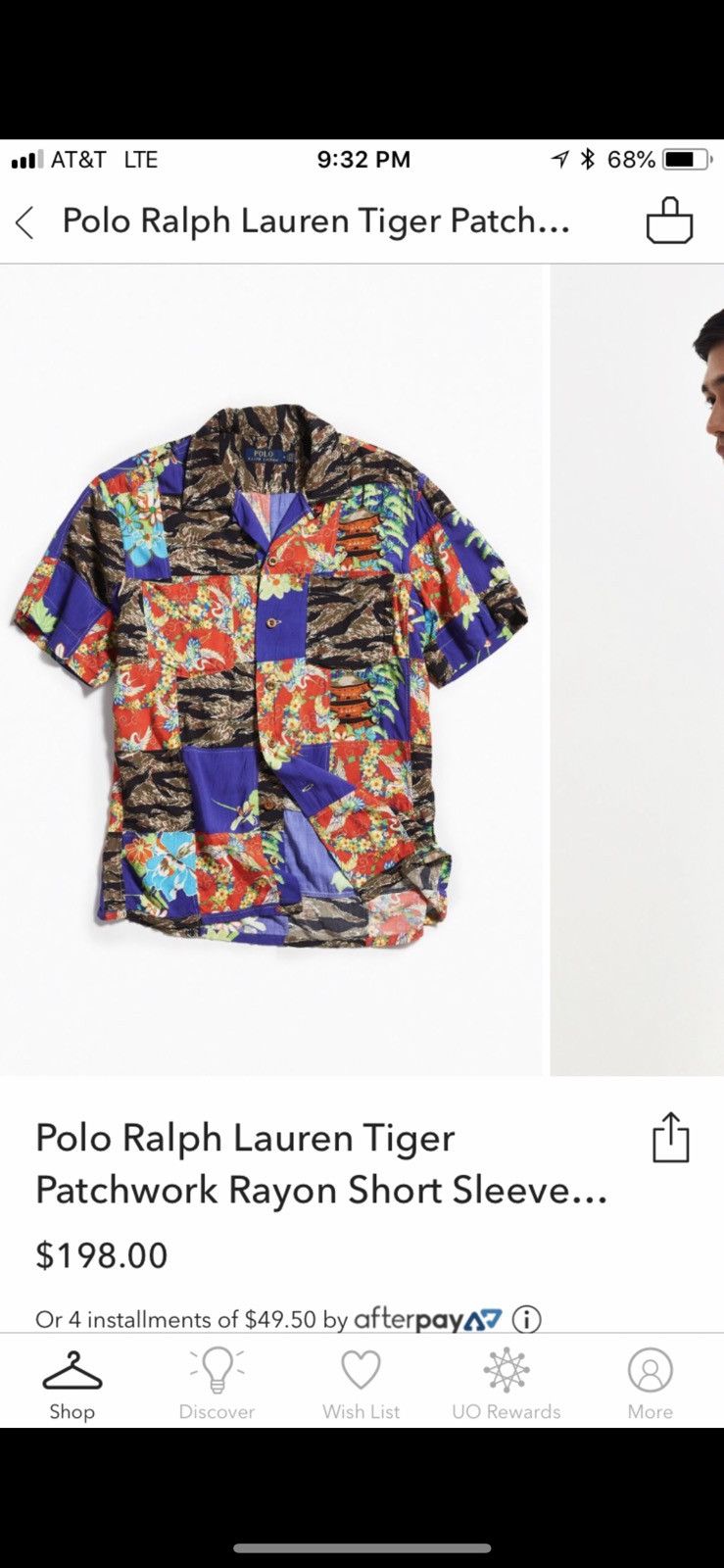 Polo Ralph Lauren × Ralph Lauren Polo Ralph Lauren Tiger Patchwork Rayon Button Down Shirt Size US M / EU 48-50 / 2 - 9 Thumbnail