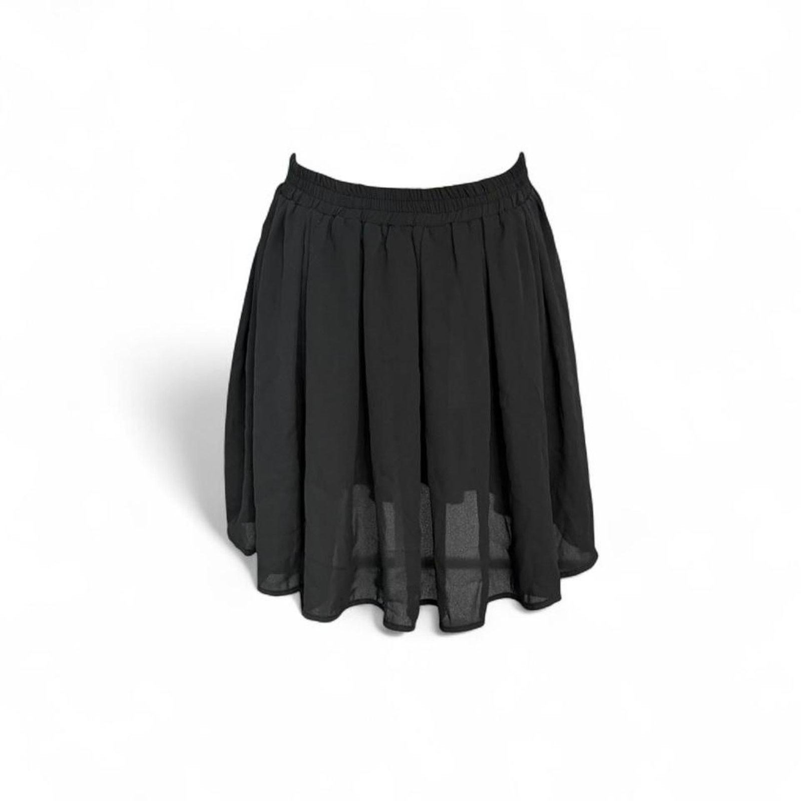 Brandy Melville Brandy Melville Black Midi Skirt One Size Staple Piece Size 27" / US 4 / IT 40 - 1 Thumbnail