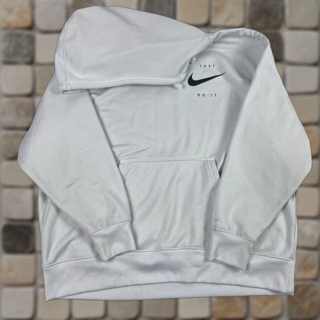 Nike Nike Hoodie Men Large White Dri-Fit Long Sleeve Pullover Fleece Lined Workout Gym Size US L / EU 52-54 / 3 - 1 Thumbnail