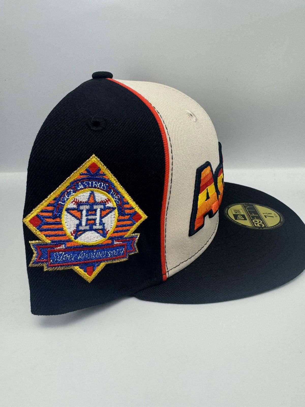 Houston Astros new era hat club metallic 7 3/8