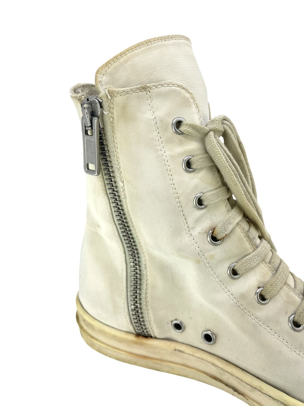 Rick Owens Rick Owens Vegan Drkshdw Ramones Triple White Size US 8 / EU 41 - 9 Thumbnail