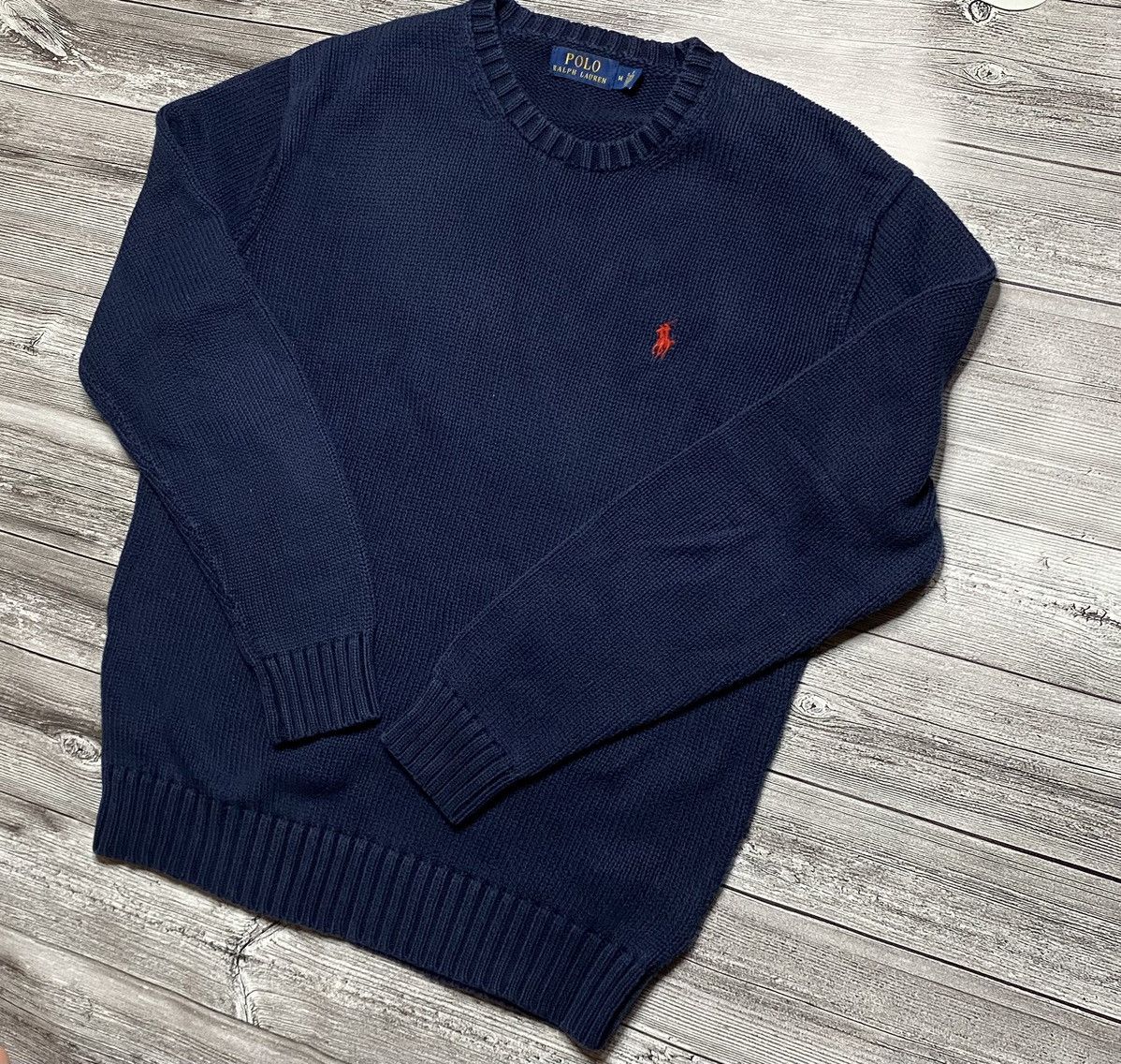 Polo Ralph Lauren × Vintage Polo Ralph Lauren Vintage Knit Sweater Size US M / EU 48-50 / 2 - 2 Thumbnail