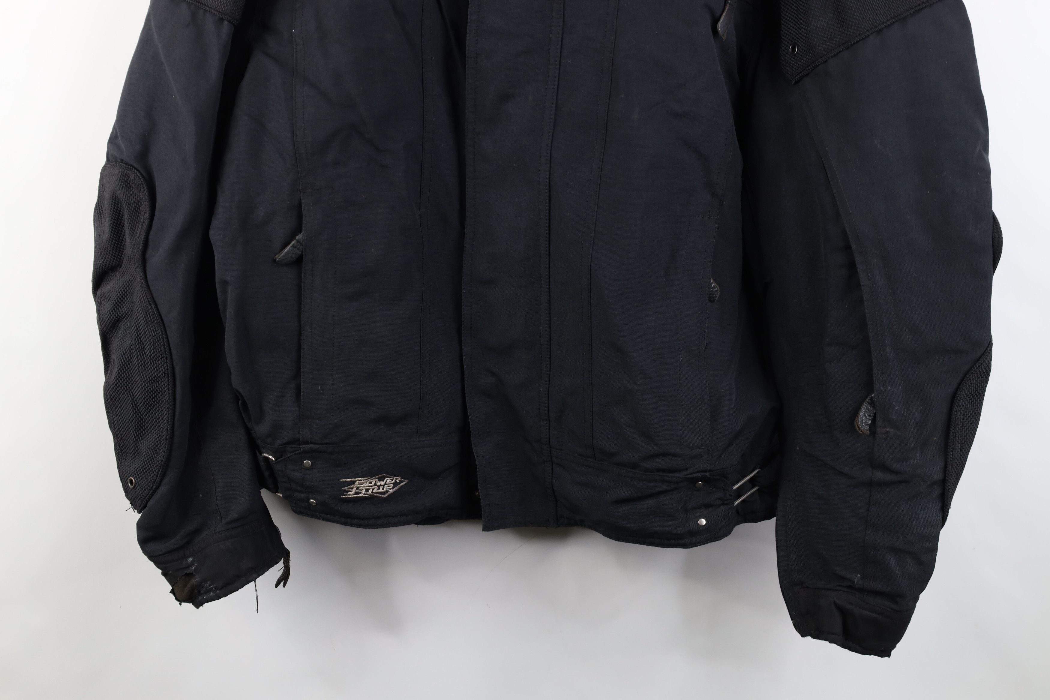 Vintage Vintage Lined Cafe Racer Motorcycle Bomber Jacket Black Size US L / EU 52-54 / 3 - 3 Thumbnail
