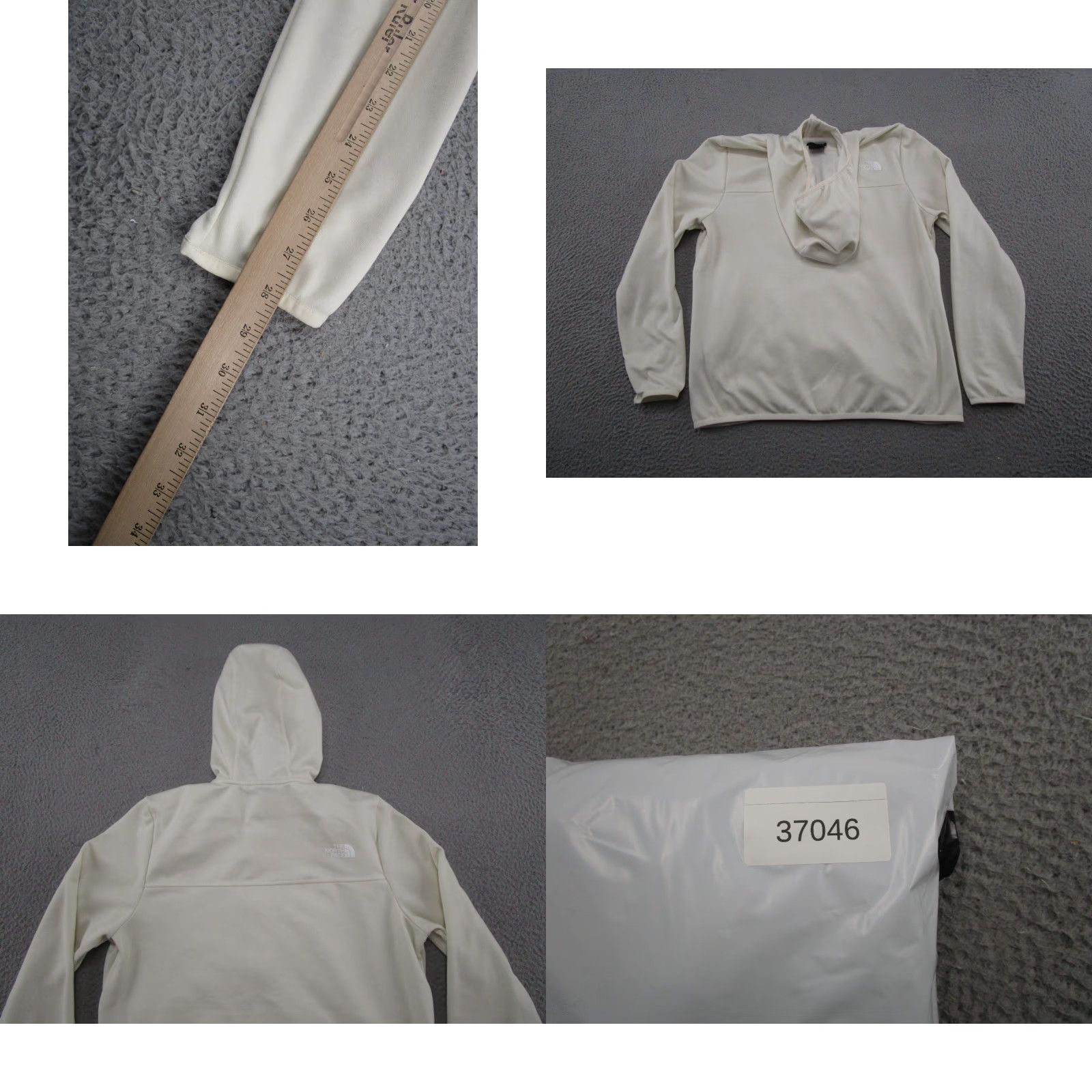 The North Face The North Face Jacket Womens Size L White Hooded Lightweight Zip Up Full Zip Casual Outdoor Winter Spring Fall Size L / US 10 / IT 46 - 8 Thumbnail