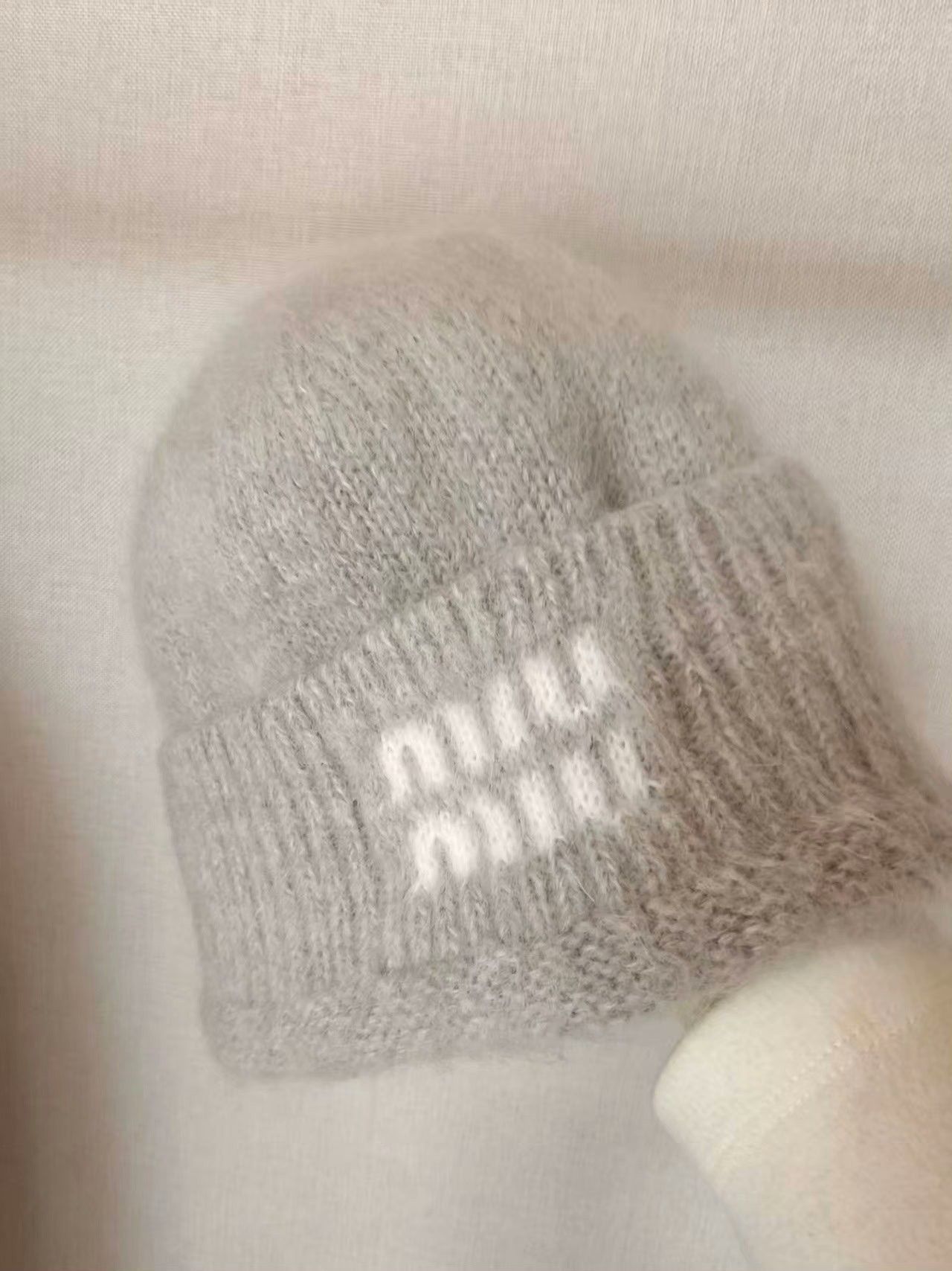 Miu Miu Miu Miu Knit Beanie Hat Size ONE SIZE - 1 Thumbnail