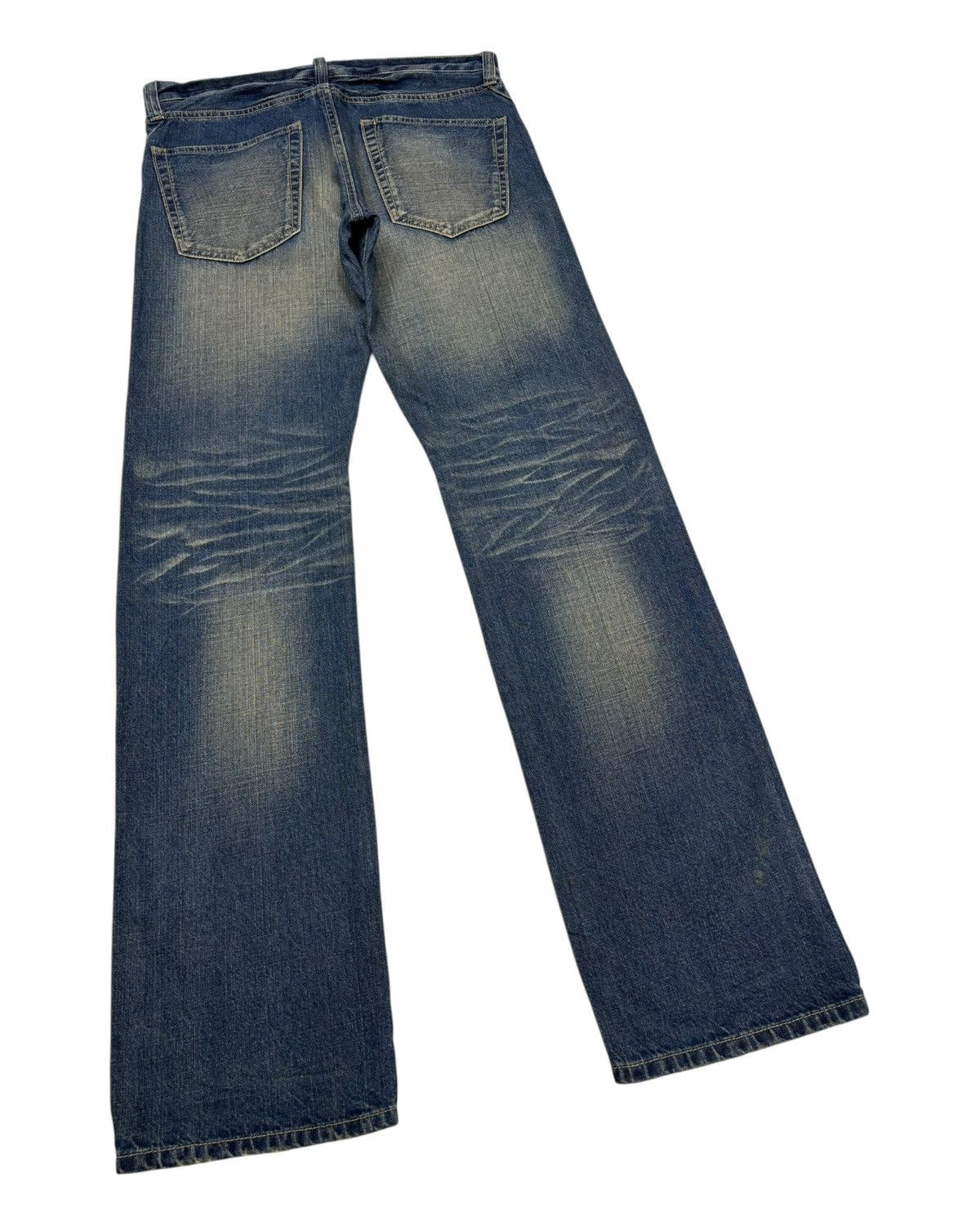 Isamu Katayama Backlash Vintage Free Gate Paisley Patchwork Distressed Denim Jean Size US 33 - 4 Thumbnail