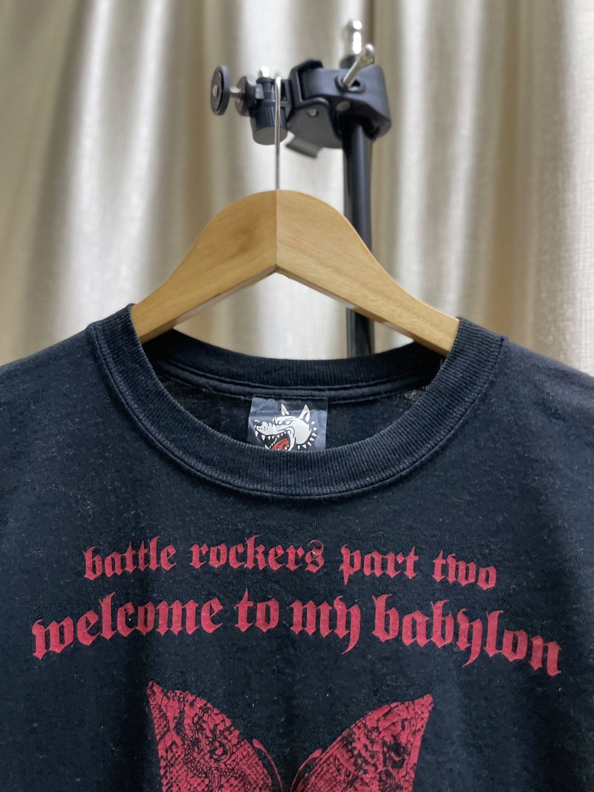 Band Tees × Japanese Brand BATTLE ROCKERS BABYLON TEE Size US S / EU 44-46 / 1 - 5 Thumbnail