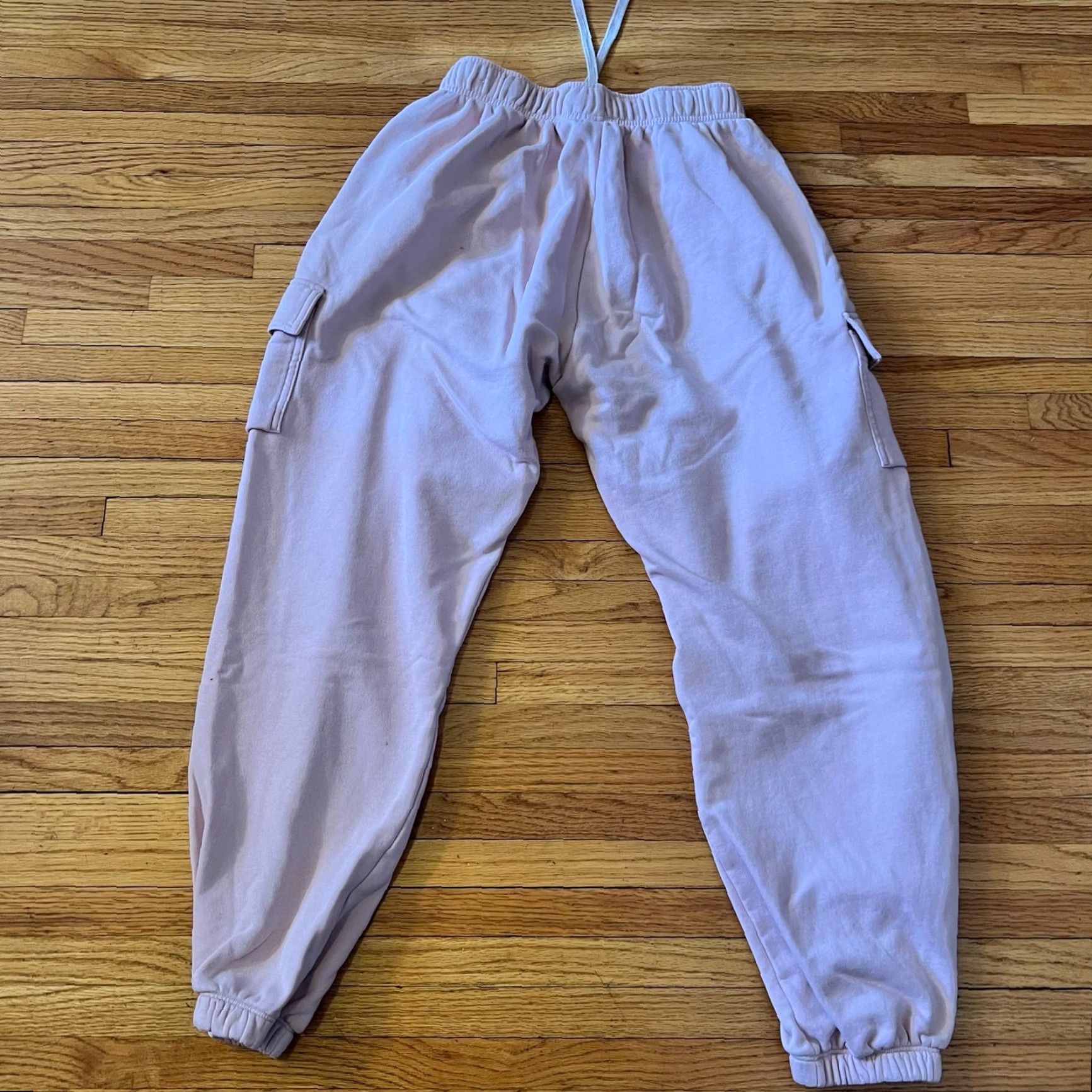 Nike Nike Sweatpants Jogger Cargo Parachute Baggy Thermal Swoosh Mens Small Pink Regular Pants Style Trousers Size US 29 - 4 Thumbnail