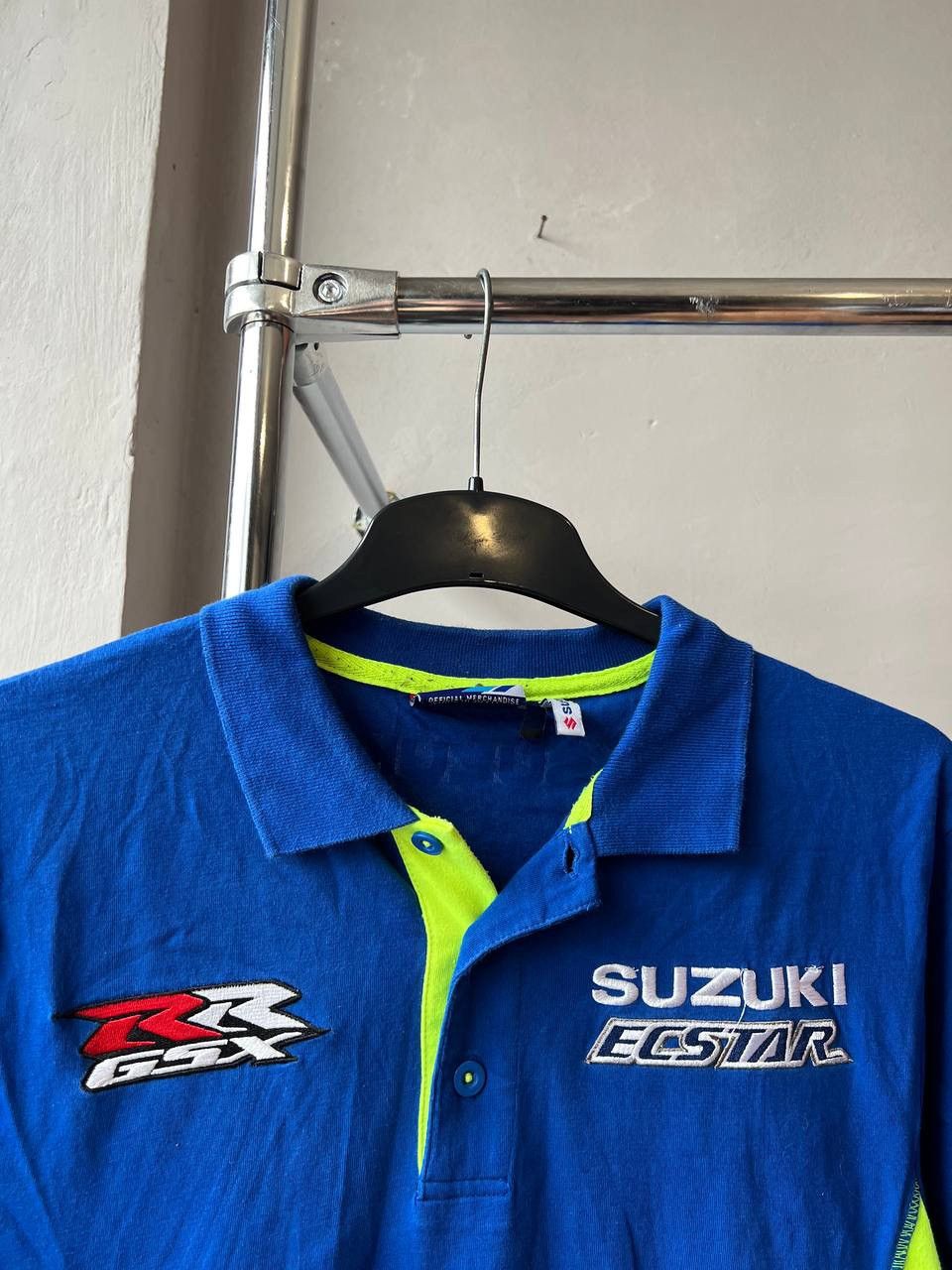 Vintage SUZUKI TEAM ECSTAR RARE RACING MERCHANDISE POLO SHIRT JERSEY Size US M / EU 48-50 / 2 - 4 Thumbnail