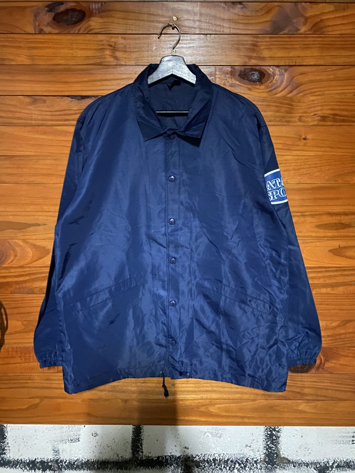 Japanese Brand Vintage Zero One Batari Sport Nylon Coach Jacket – Navy Blue Size US M / EU 48-50 / 2 - 8 Thumbnail