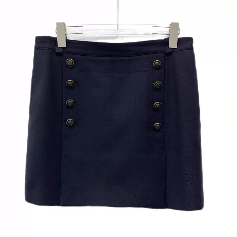 Saint Laurent Paris Saint Laurent Paris size M Dark blue wool double-breasted Size 23" - 1 Thumbnail