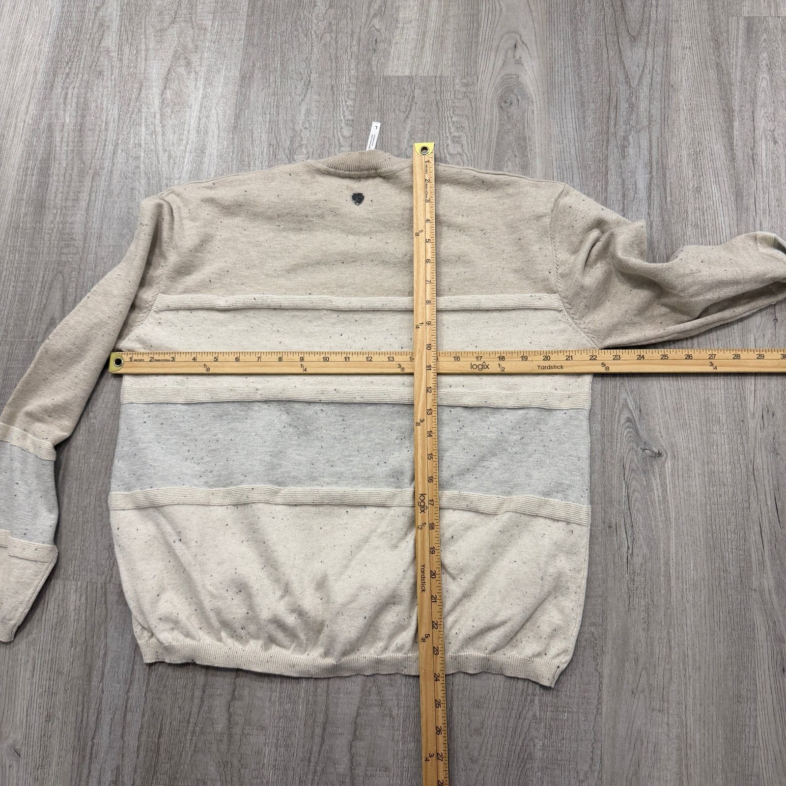Kuhl Kuhl Valencia Sweater Women's Large Stone Beige Striped Size L / US 10 / IT 46 - 6 Thumbnail