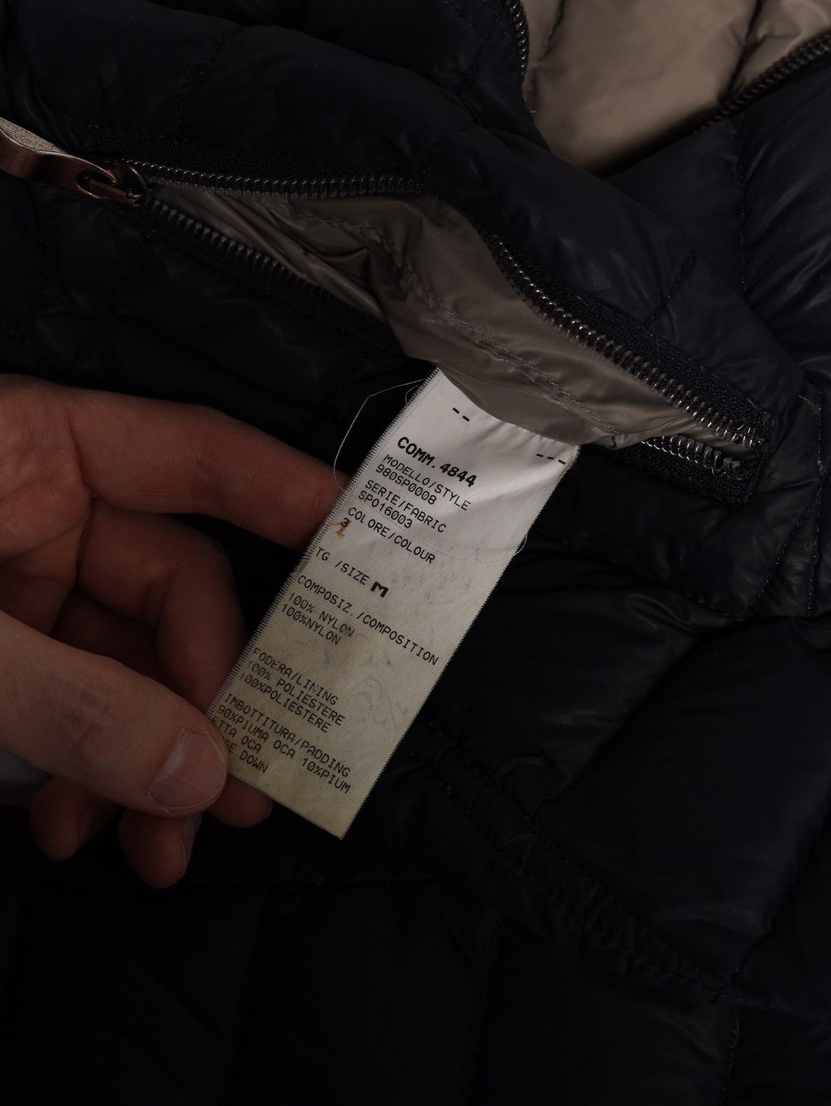 Eleventy Eleventy Nylon Down Puffer Jacket Light Navy Size S / US 4 / IT 40 - 17 Thumbnail