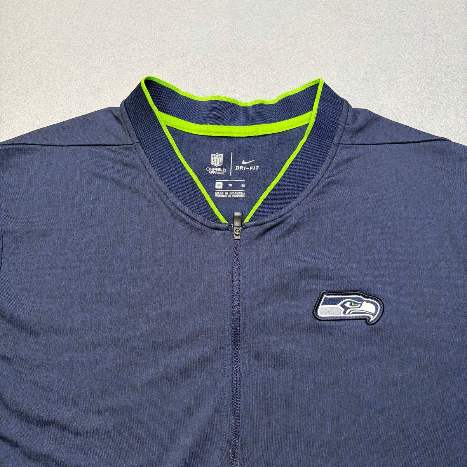Nike Nike Dri-FIT Seattle Seahawks 1/4 Zip Pullover Men XL Size US XL / EU 56 / 4 - 2 Thumbnail