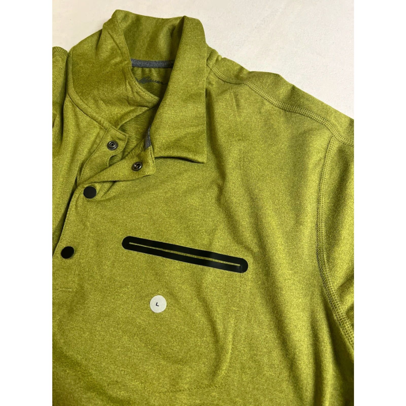 Eddie Bauer Eddie Bauer Polo Shirt Mens Large Green FreeDry Short Sleeve Logo Knit Polo Shirt Mens L Green Free Dry Size US L / EU 52-54 / 3 - 4 Thumbnail