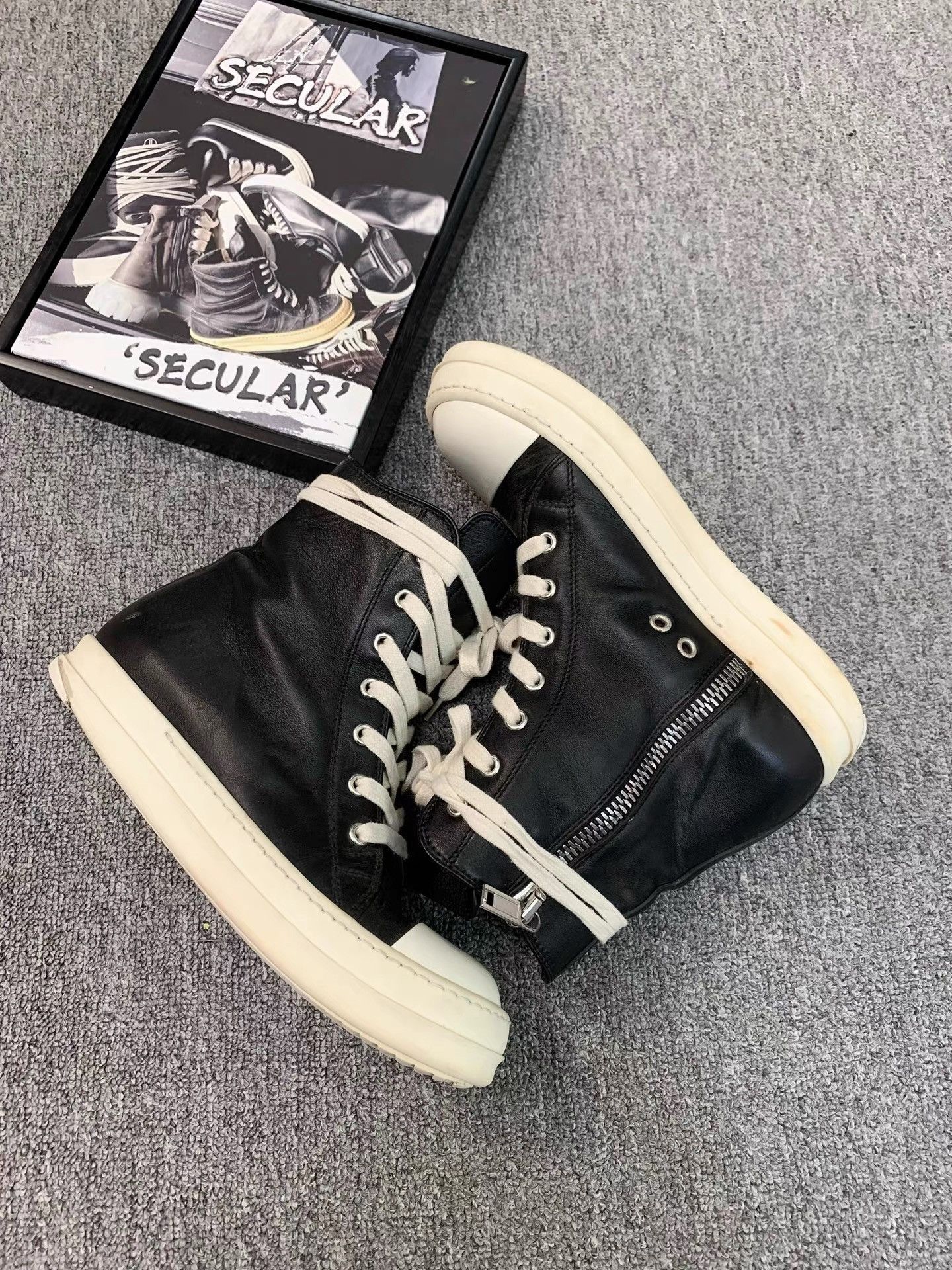 Rick Owens Rick Owens Mainline Leather Shoes K34 Size US 6.5 / IT 36.5 - 5 Thumbnail