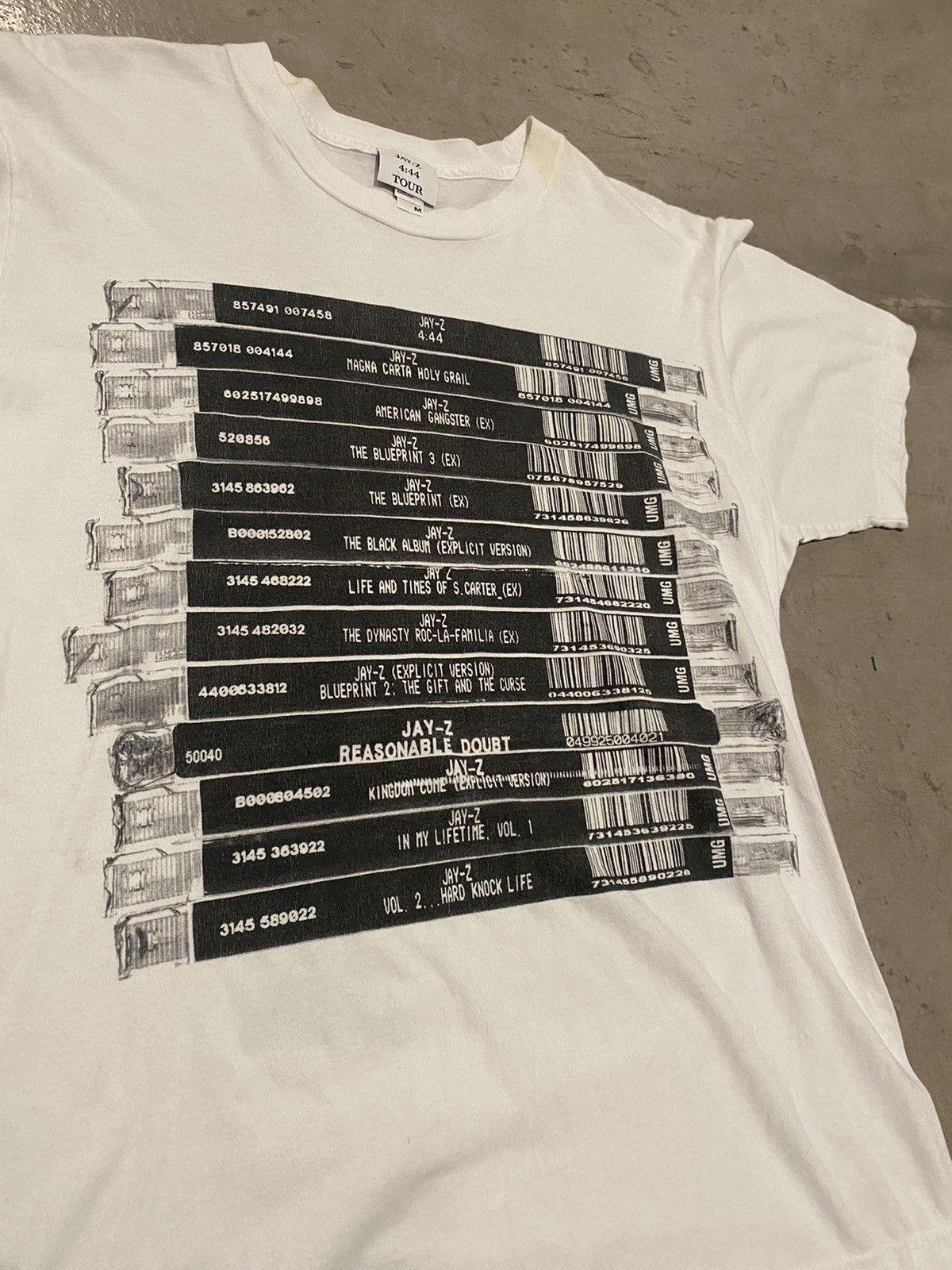Band Tees × Vintage 17’ Jay Z 4:44 Tour Tee Size US M / EU 48-50 / 2 - 2 Thumbnail