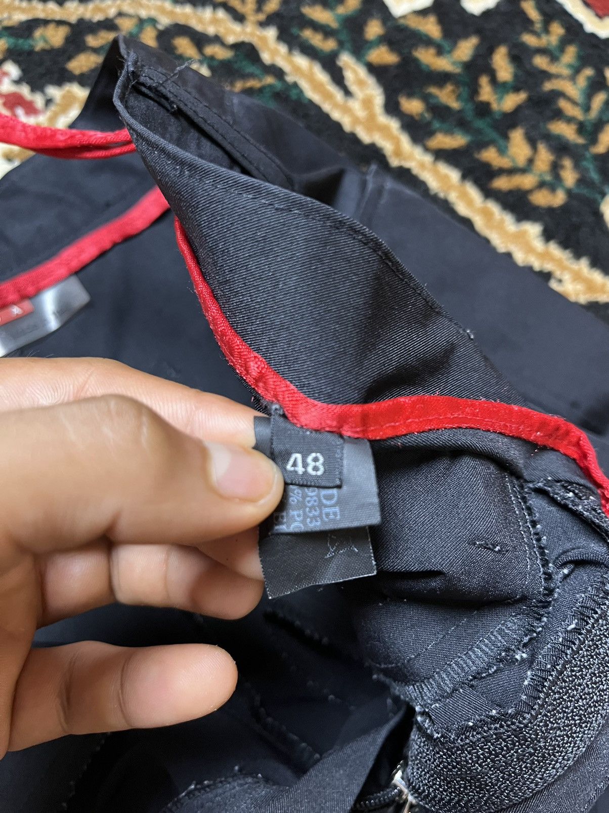Prada 90’s Prada Nylon Suit Trouser Size US 33 - 9 Thumbnail