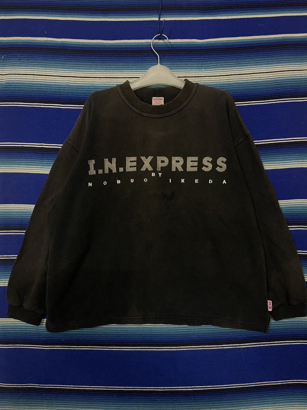 Designer × Japanese Brand × Vintage RARE🔥VintageI.N EXPRESS by Nobuo Ikeda Sun faded sweatshirt Size M / US 6-8 / IT 42-44 - 1 Thumbnail