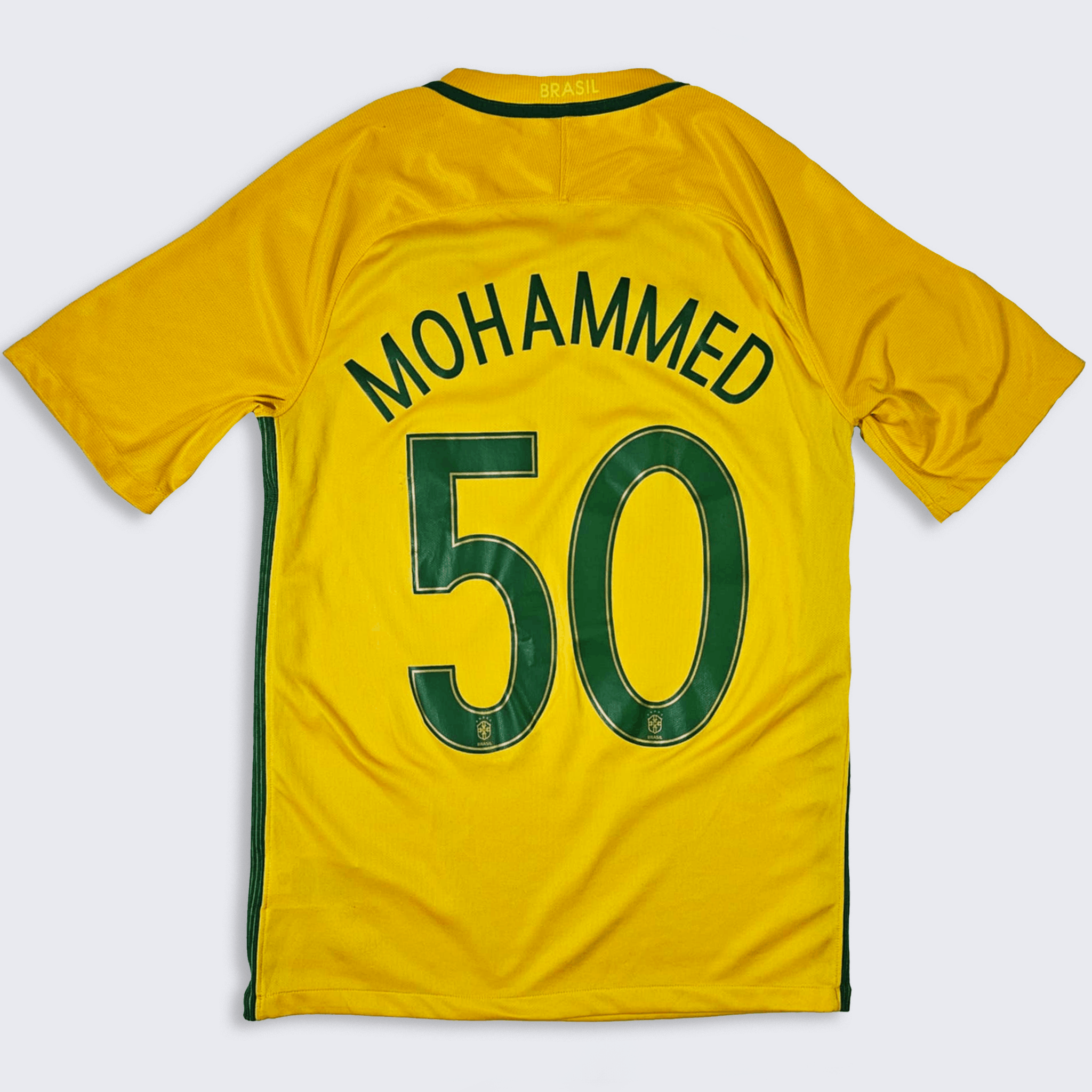 Nike Brazil Brasil Nike Mohammed Soccer Jersey Size US S / EU 44-46 / 1 - 2 Thumbnail