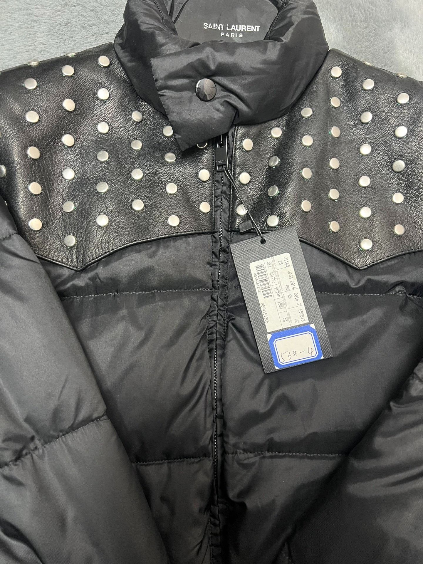 Saint Laurent Paris Saint laurent Lamb skin studded goose down down jacket 2501 Size US M / EU 48-50 / 2 - 5 Thumbnail