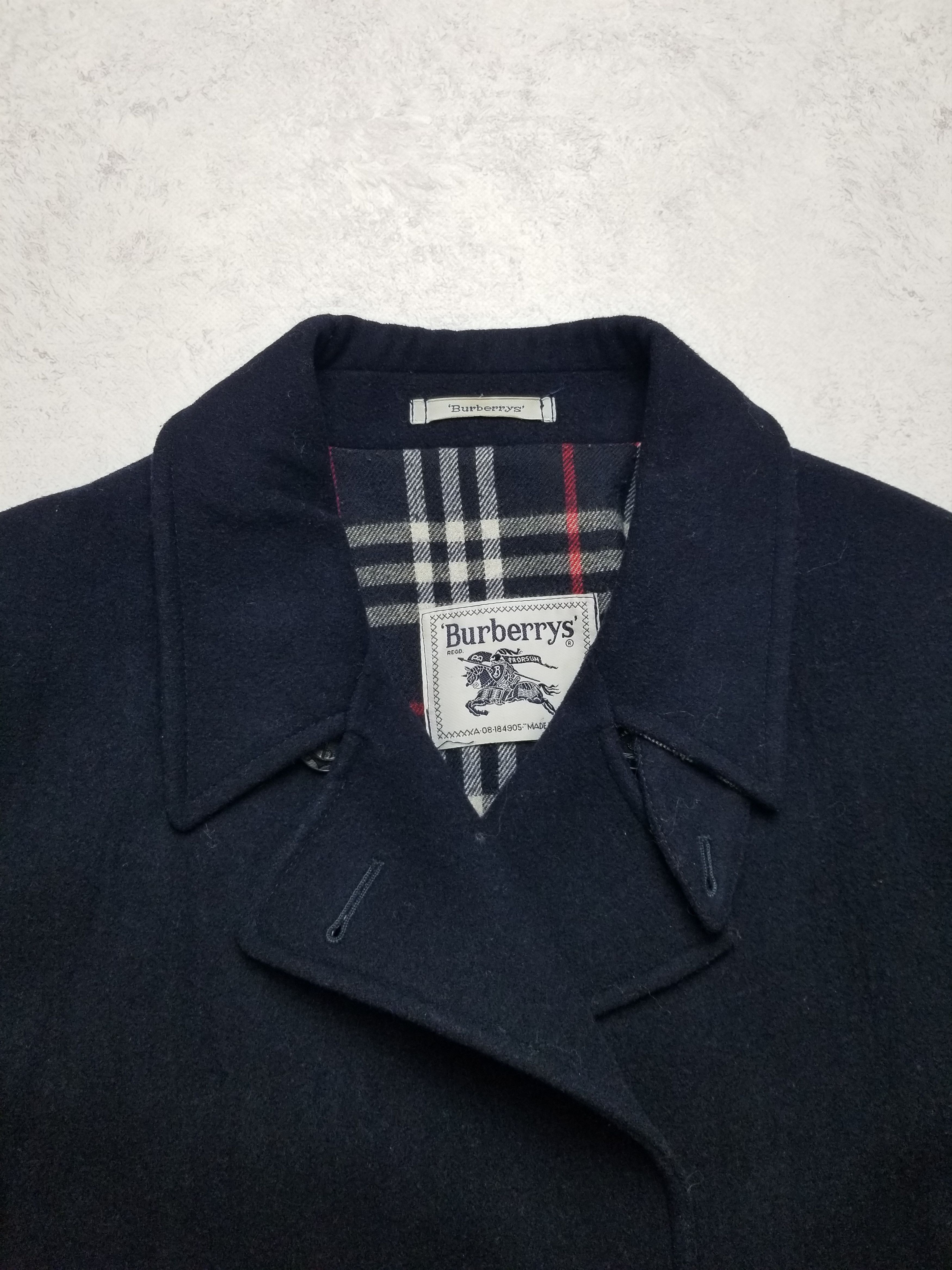 Burberry VTG Burberry Coat Jacket Wool Overcoat Size 34½ inch / 44 Size US S / EU 44-46 / 1 - 7 Thumbnail