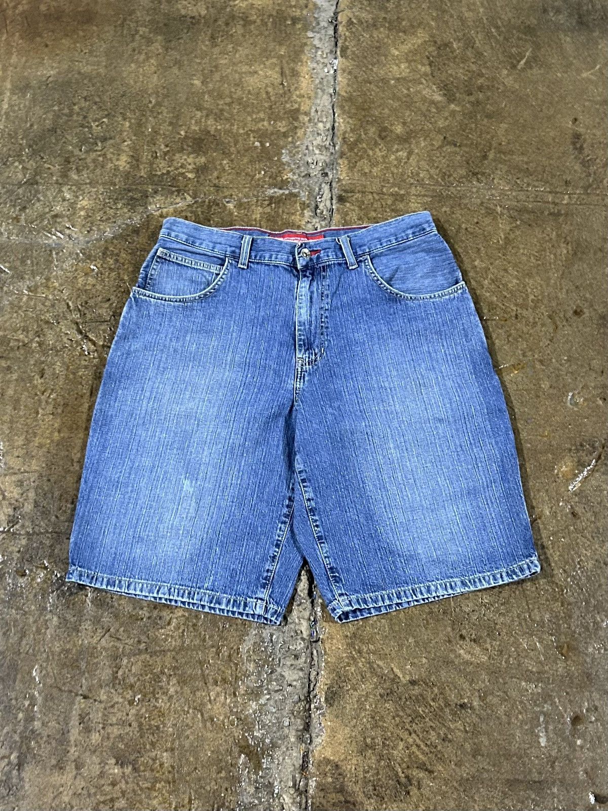 Carhartt × JNCO × Vintage Crazy Y2K Baggy Carpenter Jorts JNCO Baggy Skater Shorts Size US 33 - 2 Thumbnail
