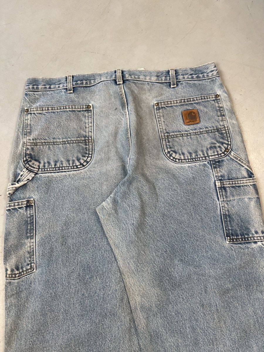 Carhartt Vintage Carhartt B136 dst double knee denim Size US 40 / EU 56 - 9 Thumbnail