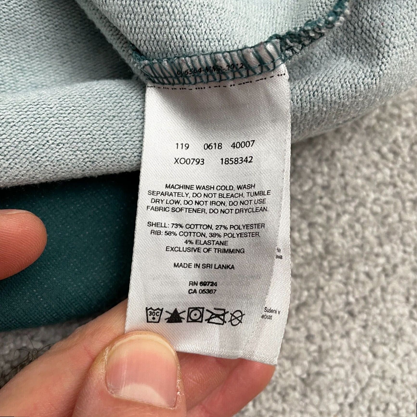 Vintage Columbia Womens Sweatshirt Pullover Crew Neck Green Active Fit 2XL Casual Cotton All Seasons Lightweight Breathable Logo Raglan Sleeve Size XXL / US 16-18 / IT 52-54 - 7 Thumbnail