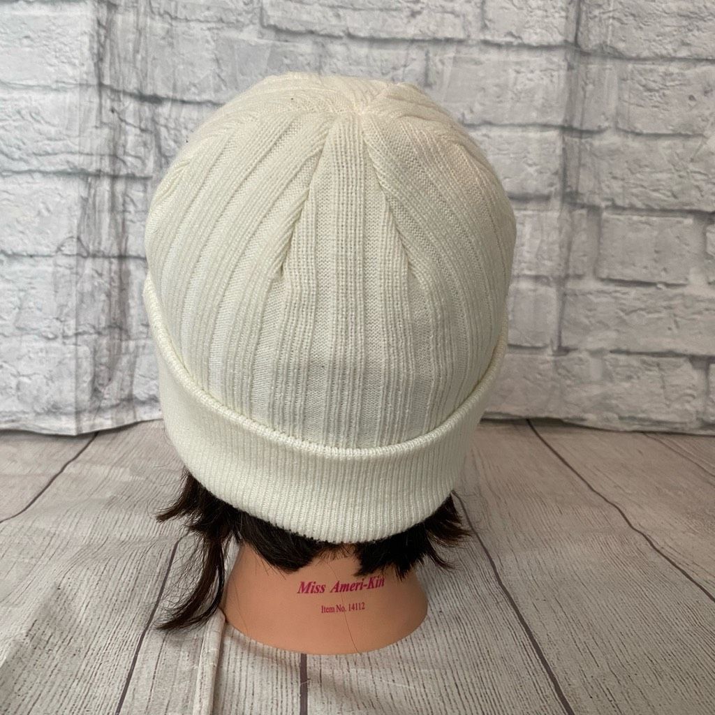 Bebe Bebe women OS Winter beanie and scarf white w/black writing Size ONE SIZE - 3 Thumbnail