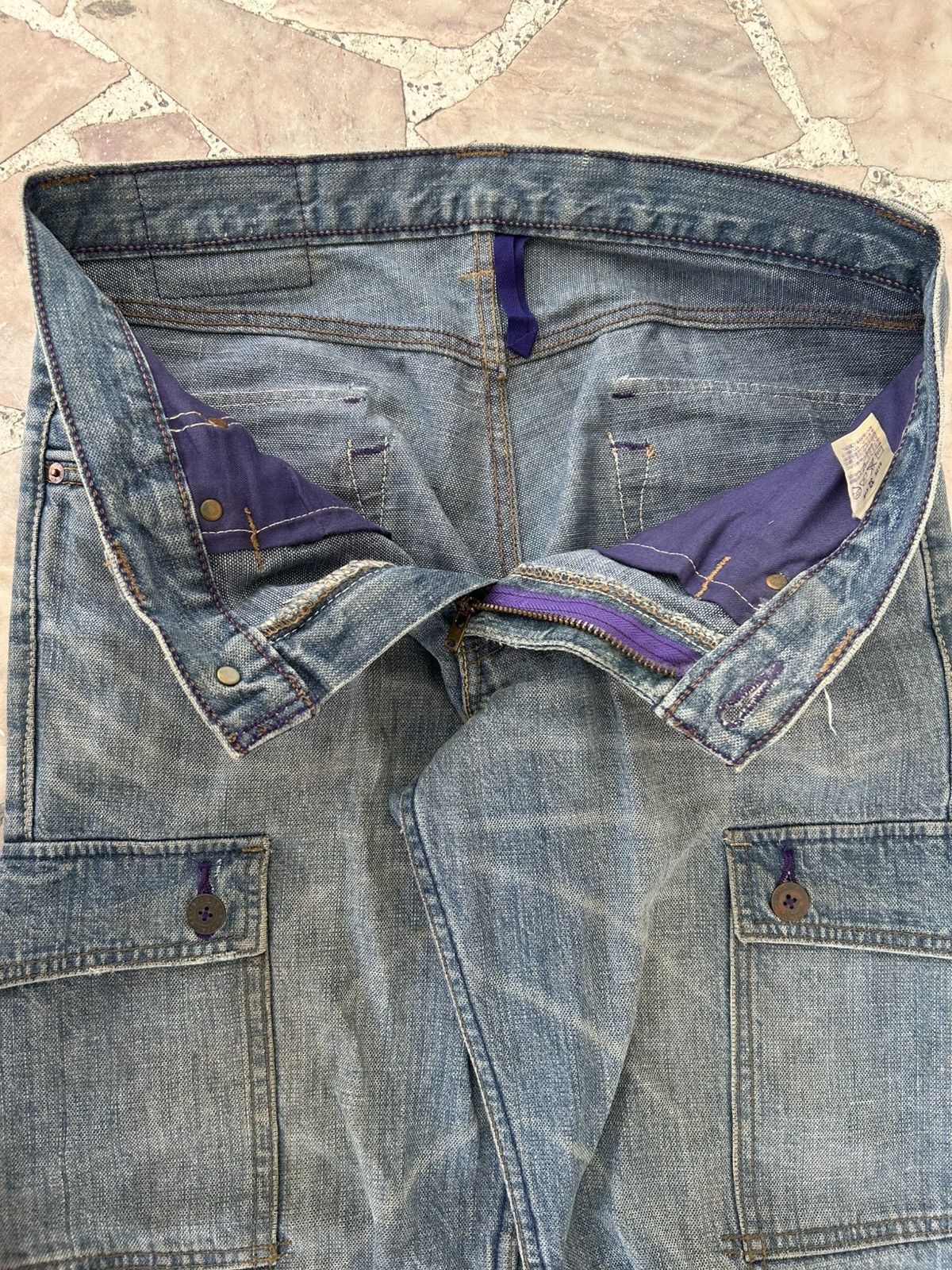 Levi's Levis Cargo 708 Vintage Denim Size US 30 / EU 46 - 10 Thumbnail
