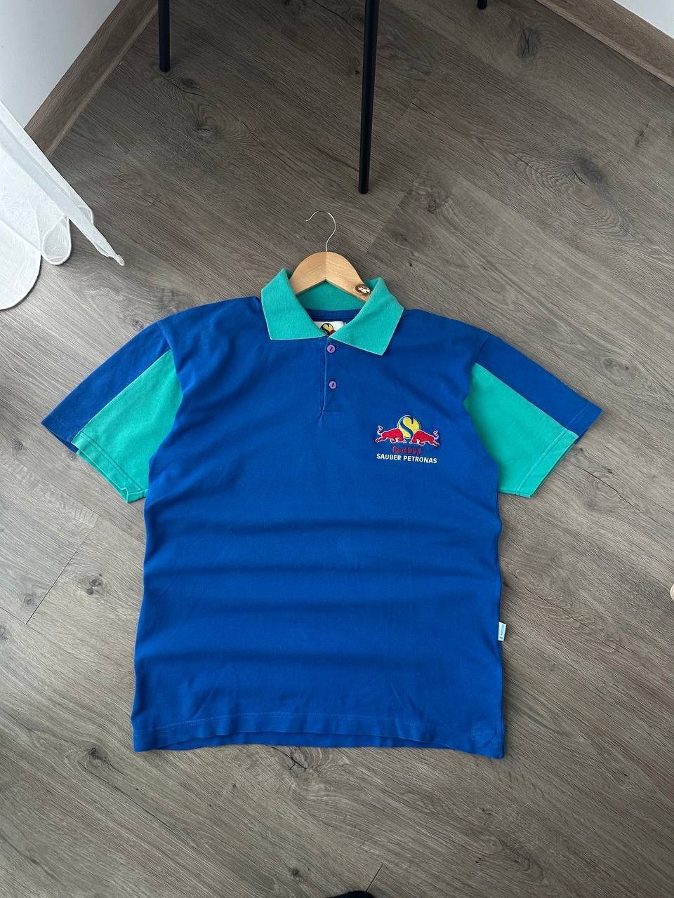 Red Bull Vintage Red Bull Sauber Petronas Polo Shirt F1 Racing Team Size US L / EU 52-54 / 3 - 3 Thumbnail