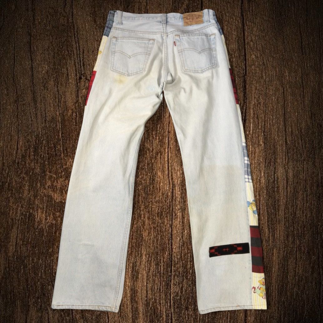 Levi's Vintage 90s Levis Rework Patch Denim W31 Size US 31 - 2 Thumbnail