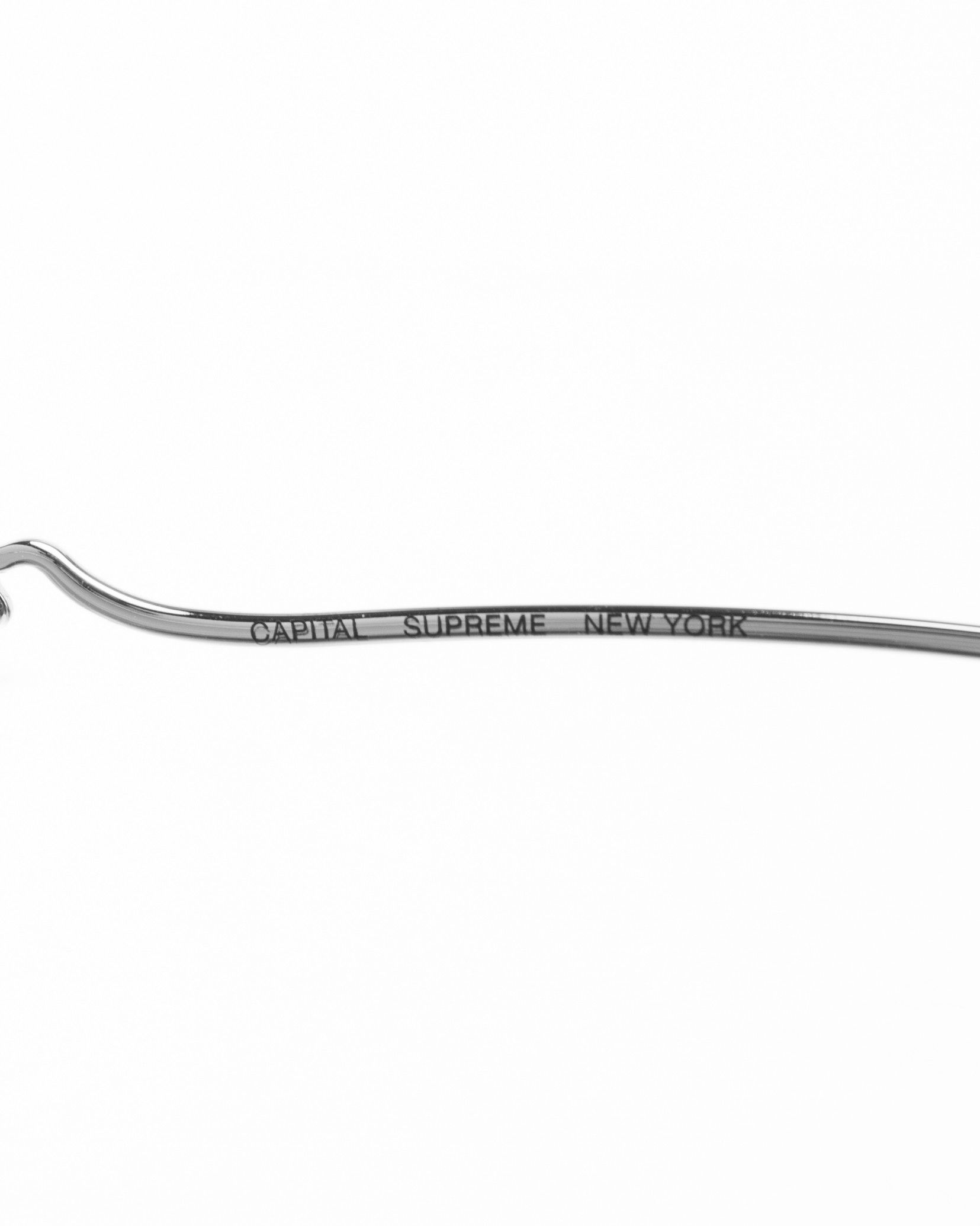 Supreme Supreme Capital silver sunglasses Size ONE SIZE - 6 Thumbnail