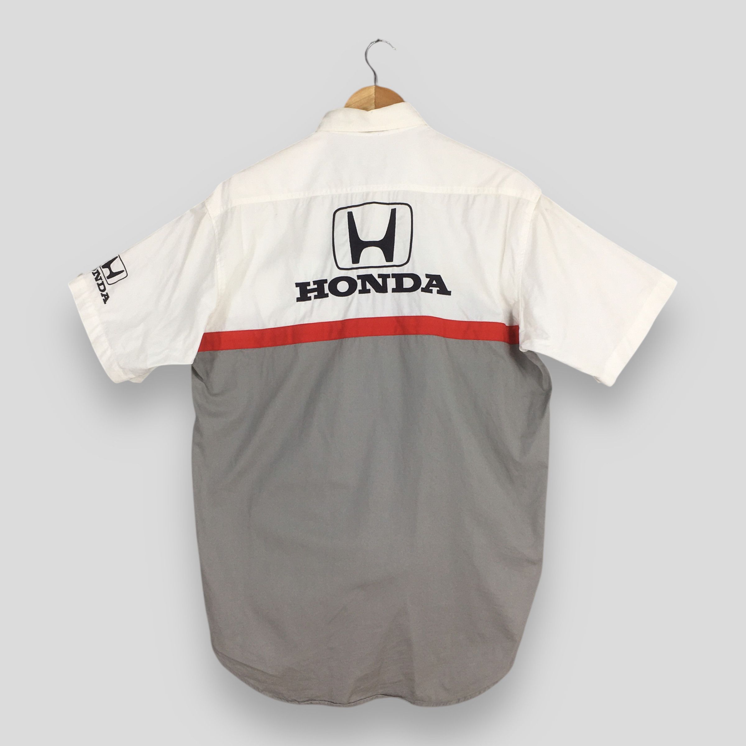 Honda Vintage 90s British American Racing Honda Shirt Medium Size US M / EU 48-50 / 2 - 7 Thumbnail