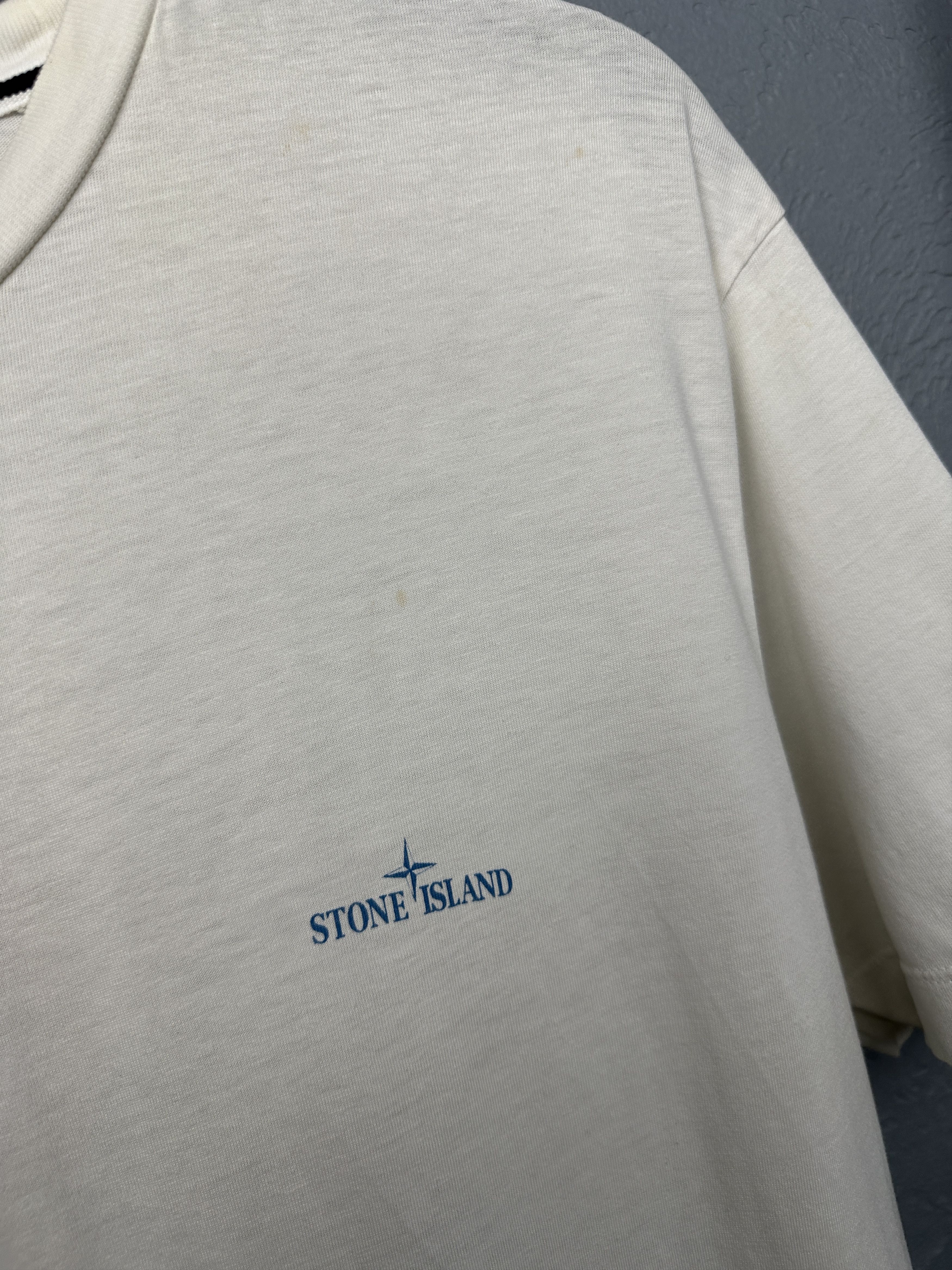 Stone Island Stone Island Mens Big Logo T-Shirt Size US L / EU 52-54 / 3 - 7 Thumbnail