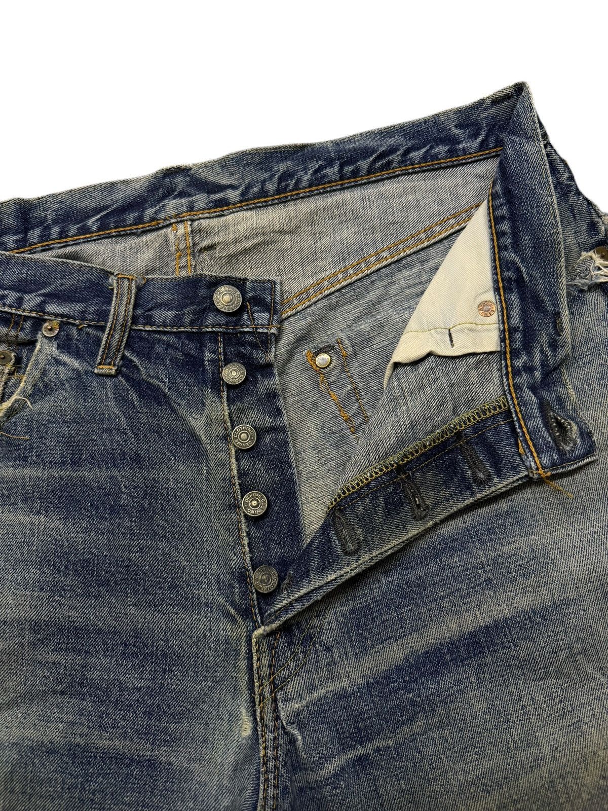Denime Vintage 90s Denime Lot 272 Selvedge Denim Jeans Japan | W35 Size US 35 - 11 Thumbnail