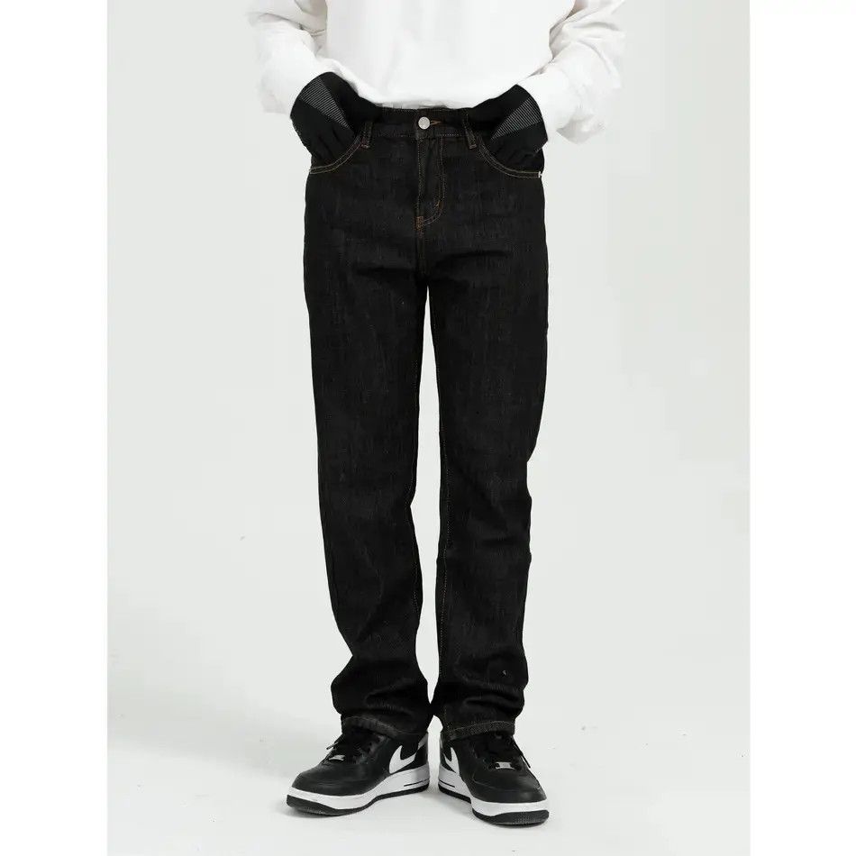 Japanese Brand Retro loose high street straight leg jeans Size US 32 / EU 48 - 6 Thumbnail