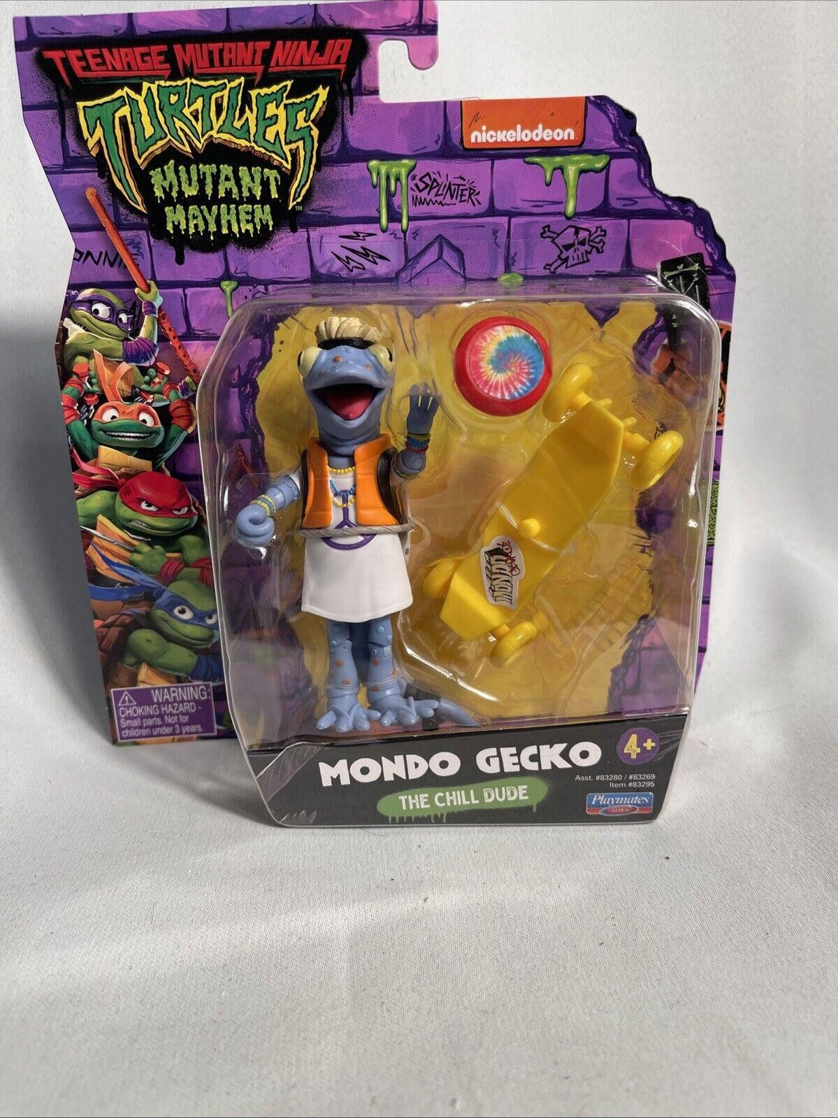 Designer 2023 TMNT Mutant Mayhem Mondo Gecko Action Figure Size ONE SIZE - 1 Thumbnail