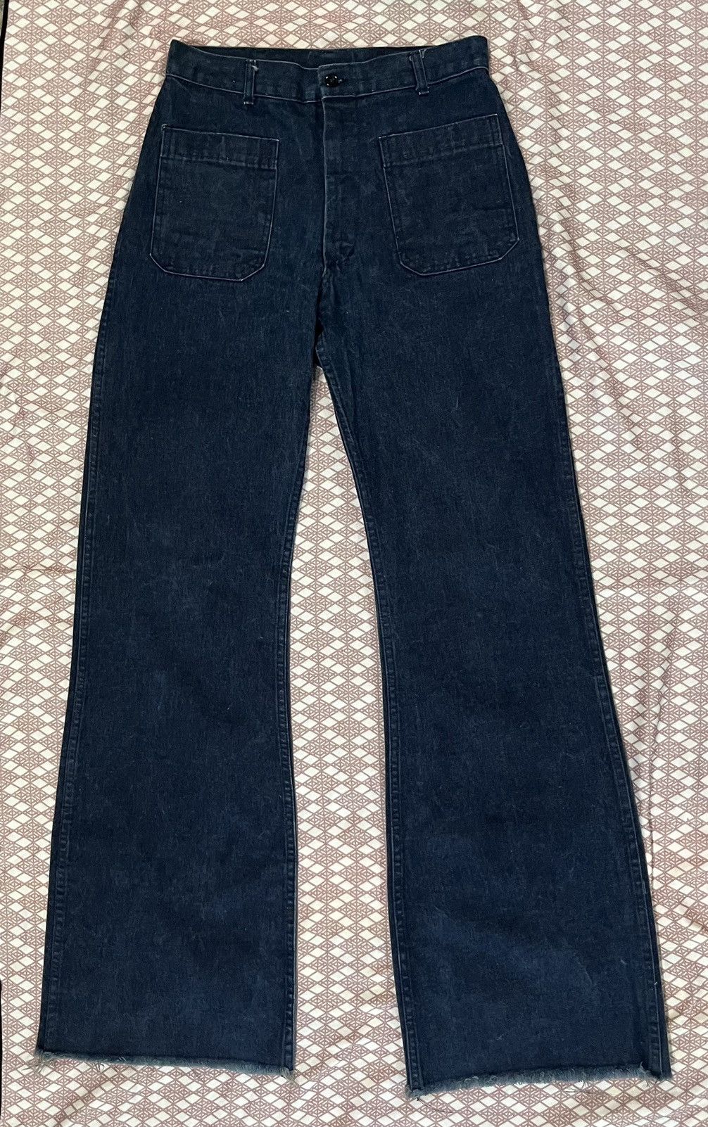 Vintage Vintage 1970’s US Navy Seafarer Pants 28.5x35 Size US 29 - 1 Thumbnail