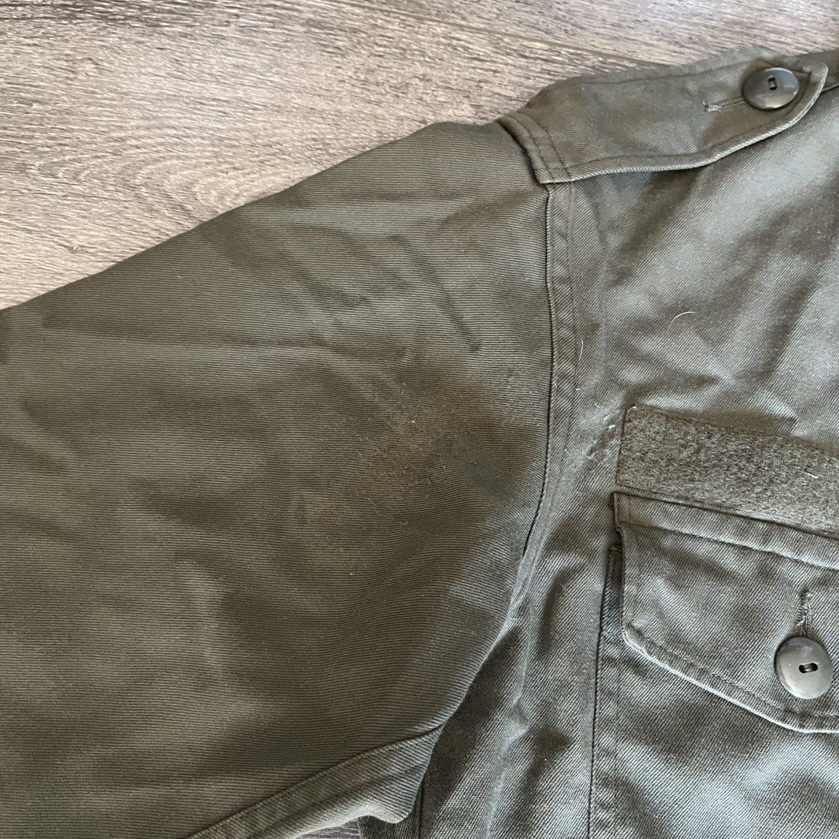 Vintage Vintage 80s German Army Military Field Button Up Shirt Khaki Size US L / EU 52-54 / 3 - 7 Thumbnail