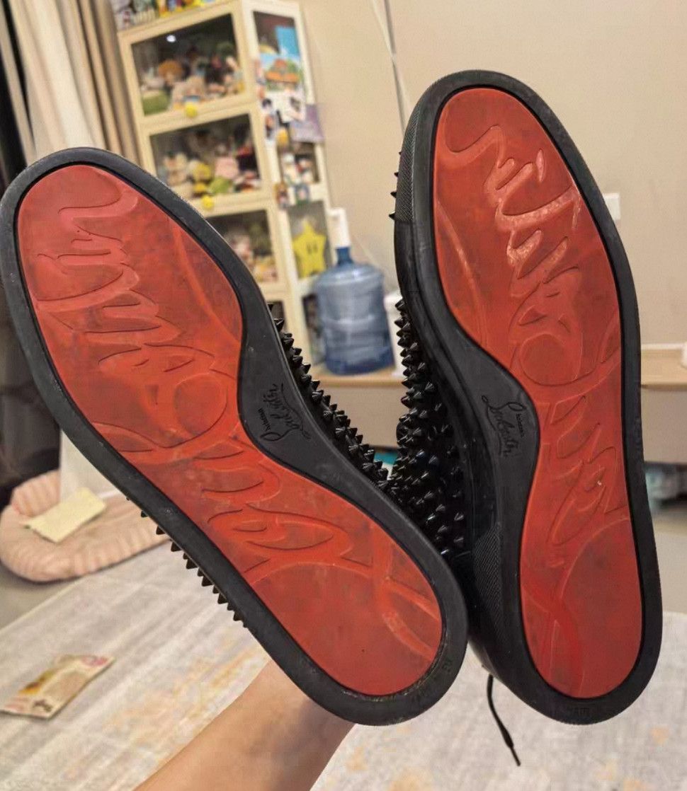 Christian Louboutin Christian Louboutin Black Studded High. Size US 9 / EU 42 - 3 Thumbnail