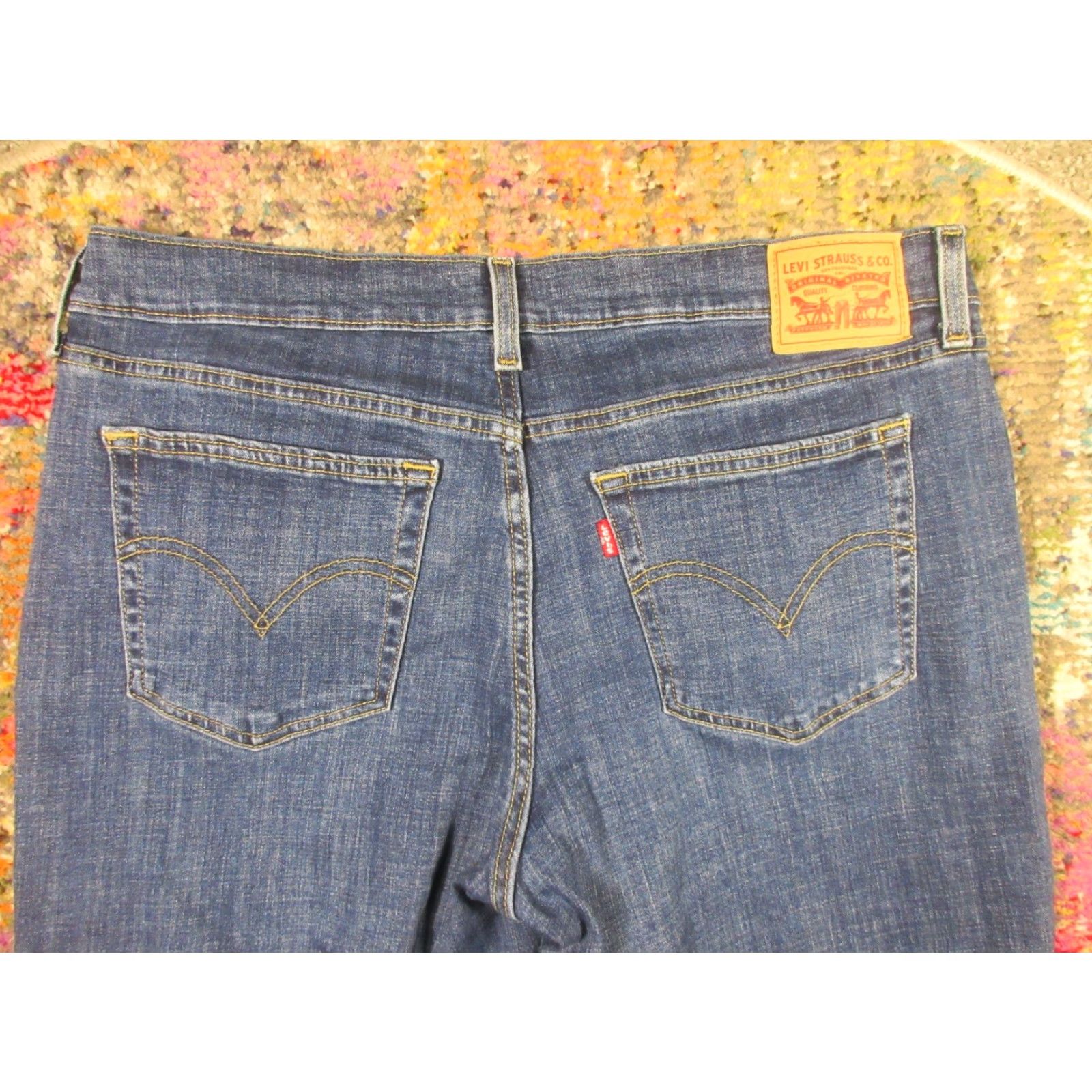Levi's Levi's Jeans Woman Regular Boyfriend 32 W34 L27 Medium Wash Stretch Denim 5-Pocket Zip Blue Women Size 24" / US 00 / IT 34 - 4 Thumbnail