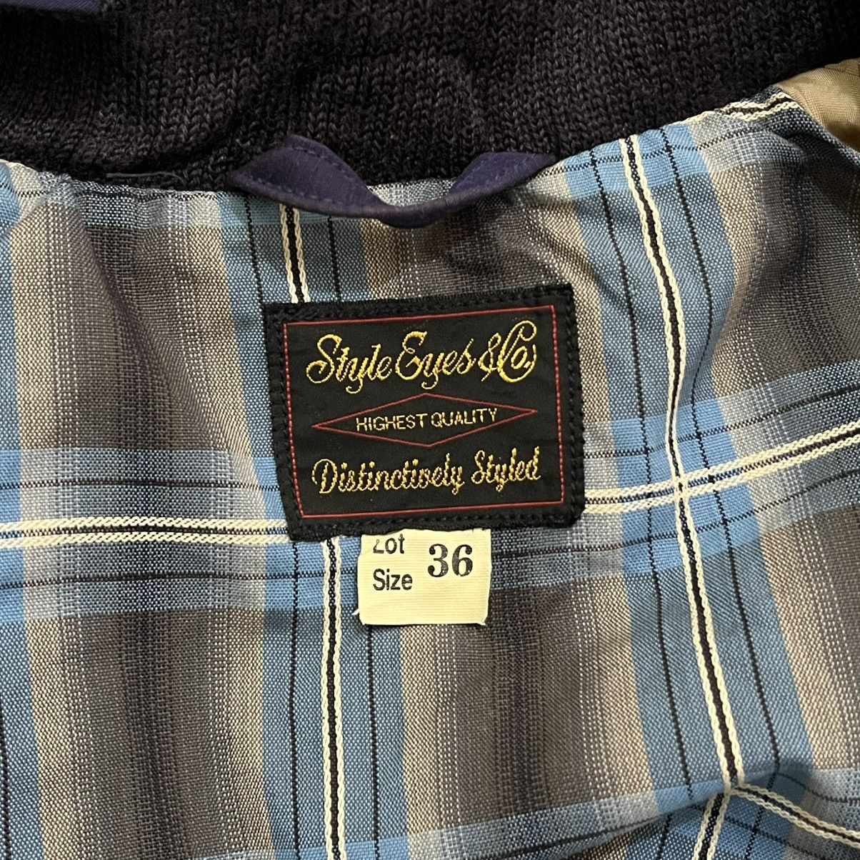 Japanese Brand × Toyo Enterprises × Vintage Vintage Style Eyes Plaid Linned Casual Zipper Jacket Size US M / EU 48-50 / 2 - 9 Thumbnail